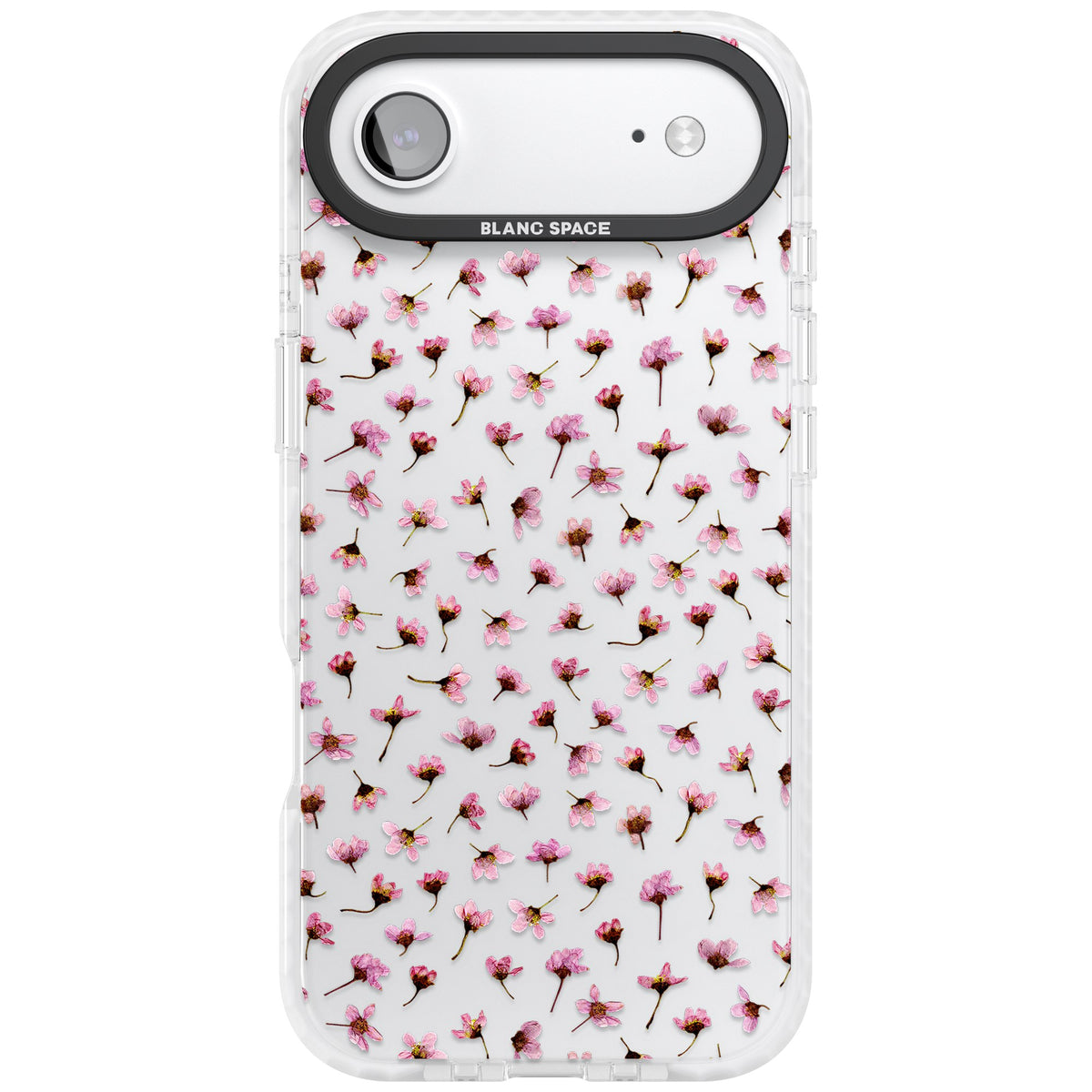 Cherry Flower Mist iPhone Air Impact Clear Phone Case front