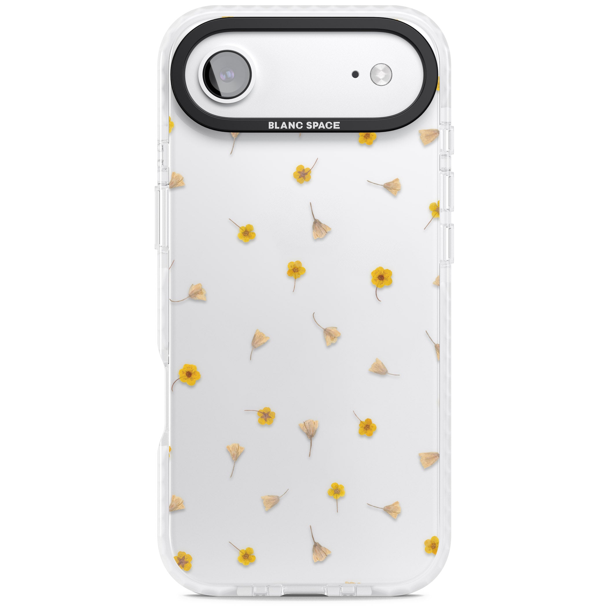 Tiny Yellow Flower iPhone 17 Air Impact Clear Phone Case