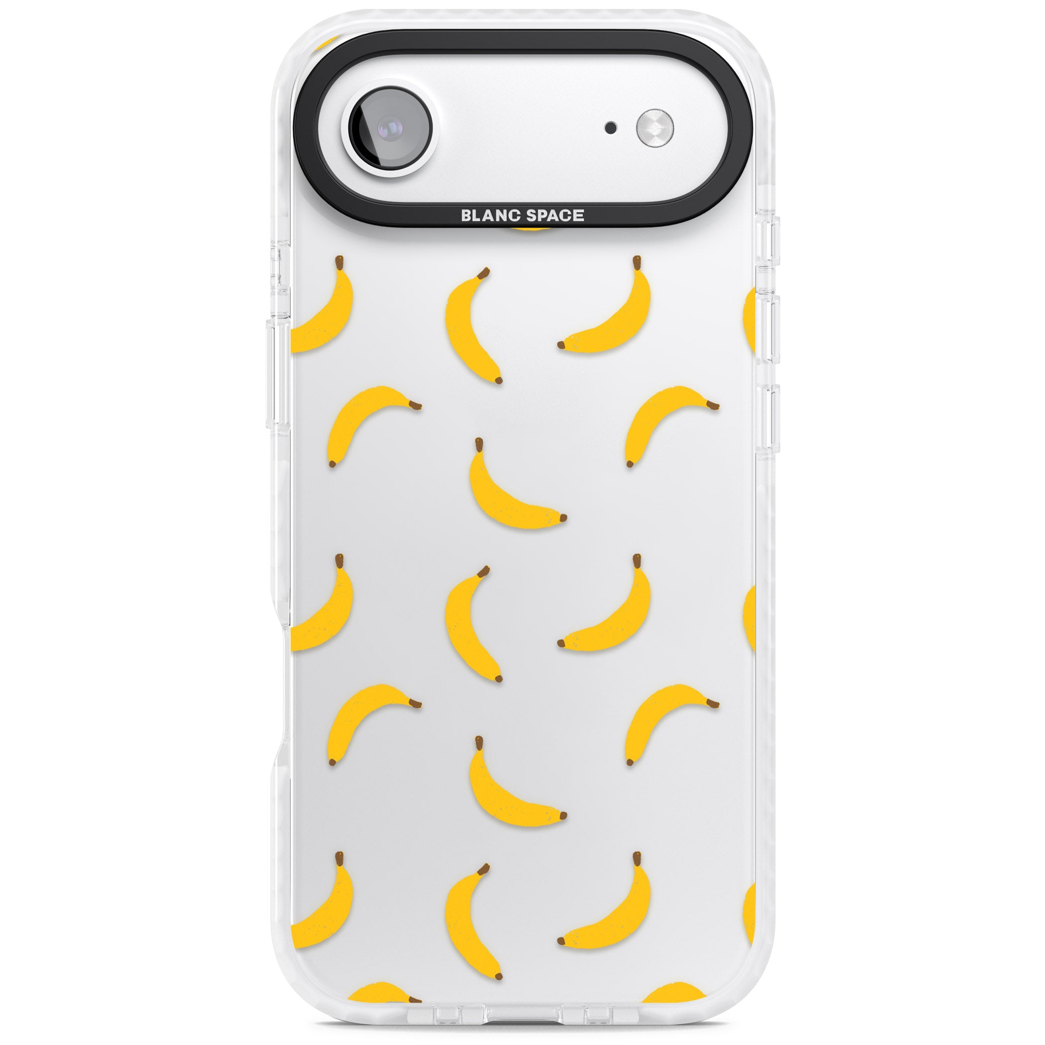 Banana Pattern iPhone 17 Air Impact Clear Phone Case
