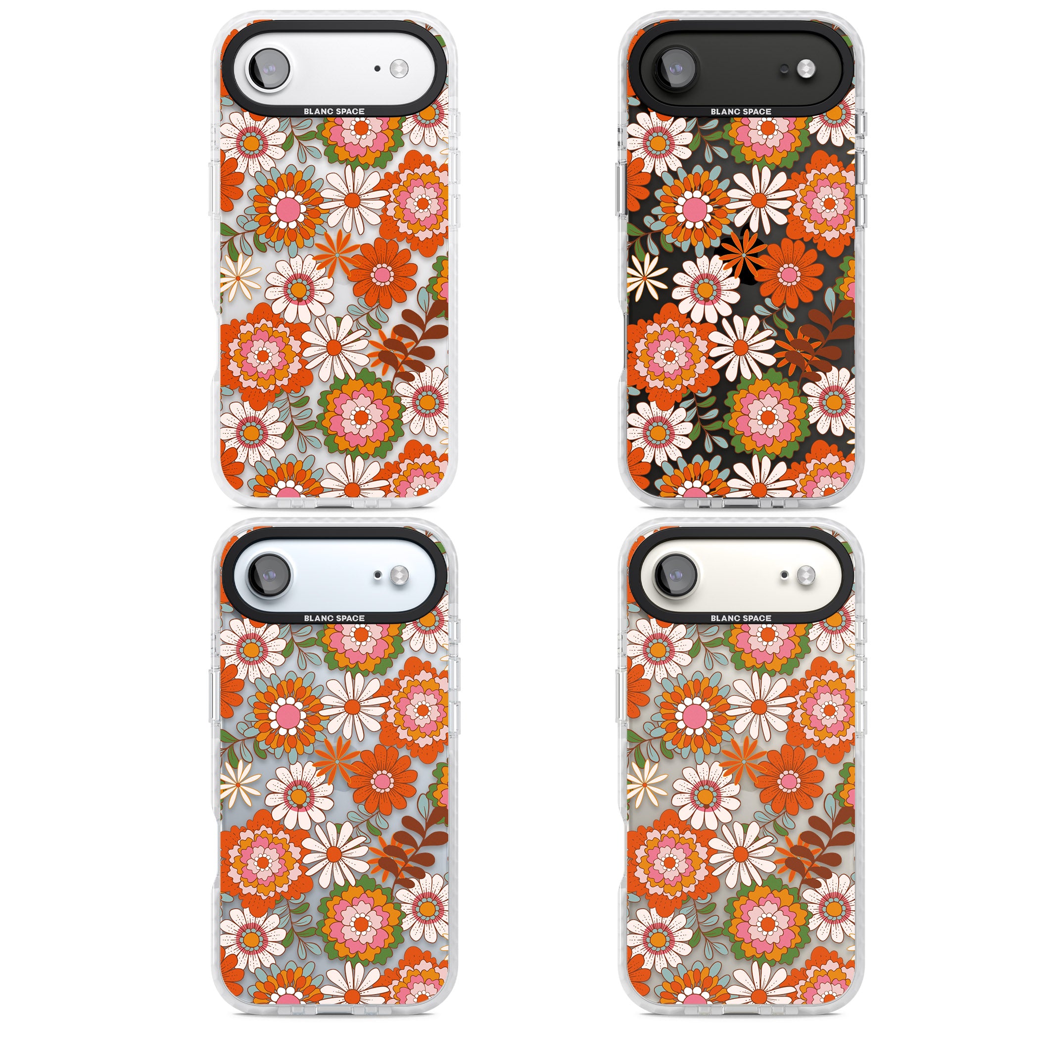 Seventies Bloom iPhone 17 Air Impact Clear Phone Case APT Impact Protection