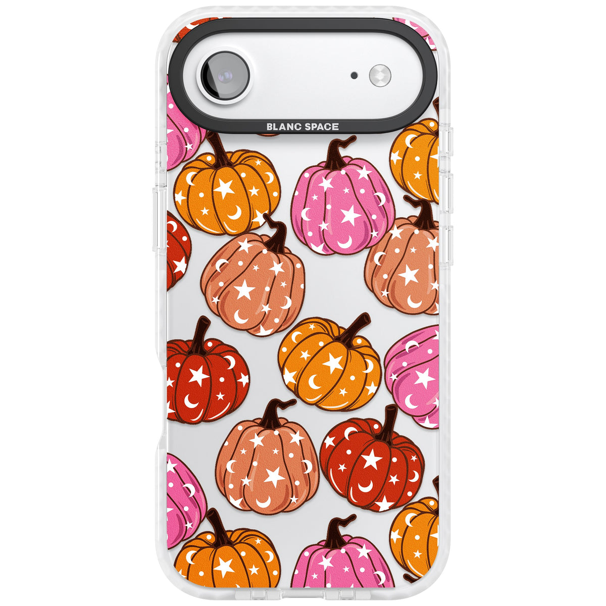 Pumpkin Starfall Pattern iPhone Air Impact Clear Phone Case front
