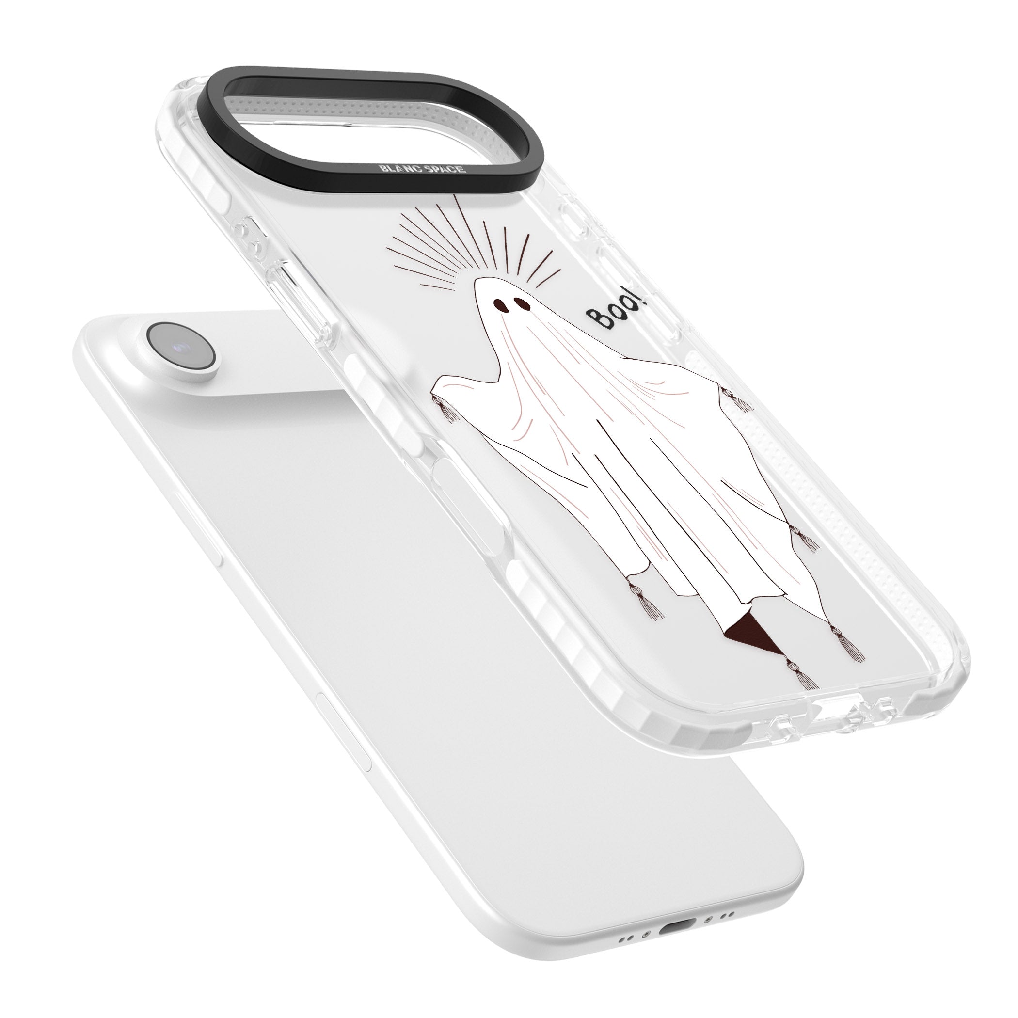 Boo! iPhone 17 Air Impact Clear Phone Case Colours