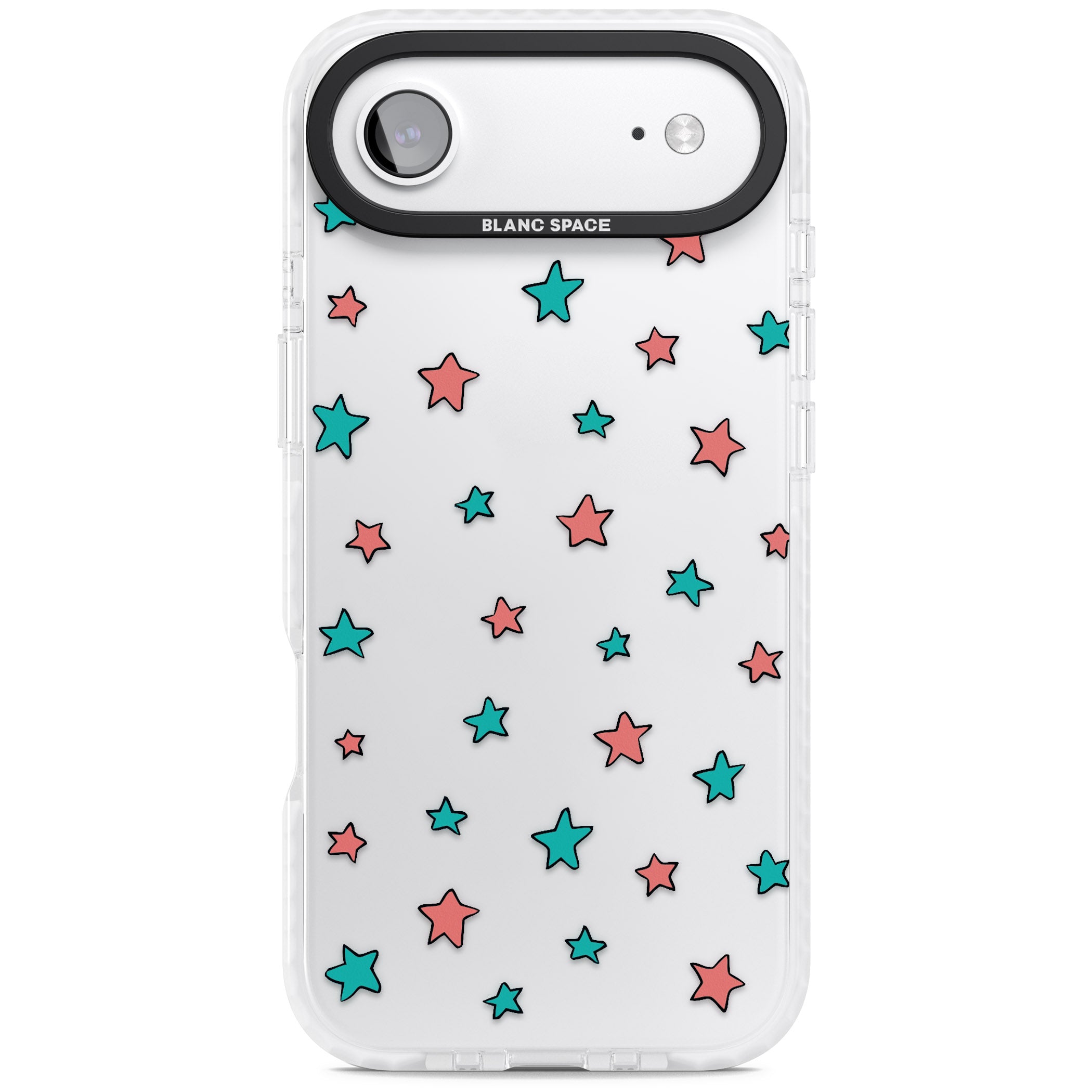 Heartstopper Stars Pattern iPhone 17 Air Impact Clear Phone Case