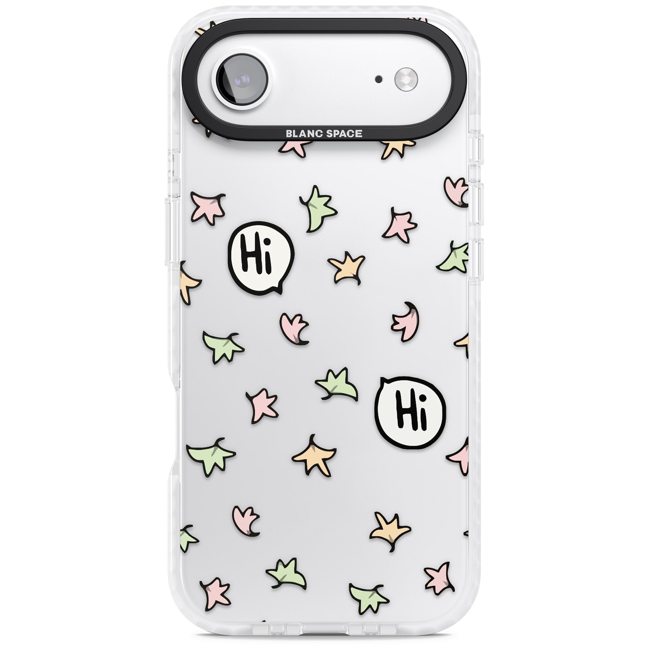Heartstopper Leaves Pattern iPhone 17 Air Impact Clear Phone Case