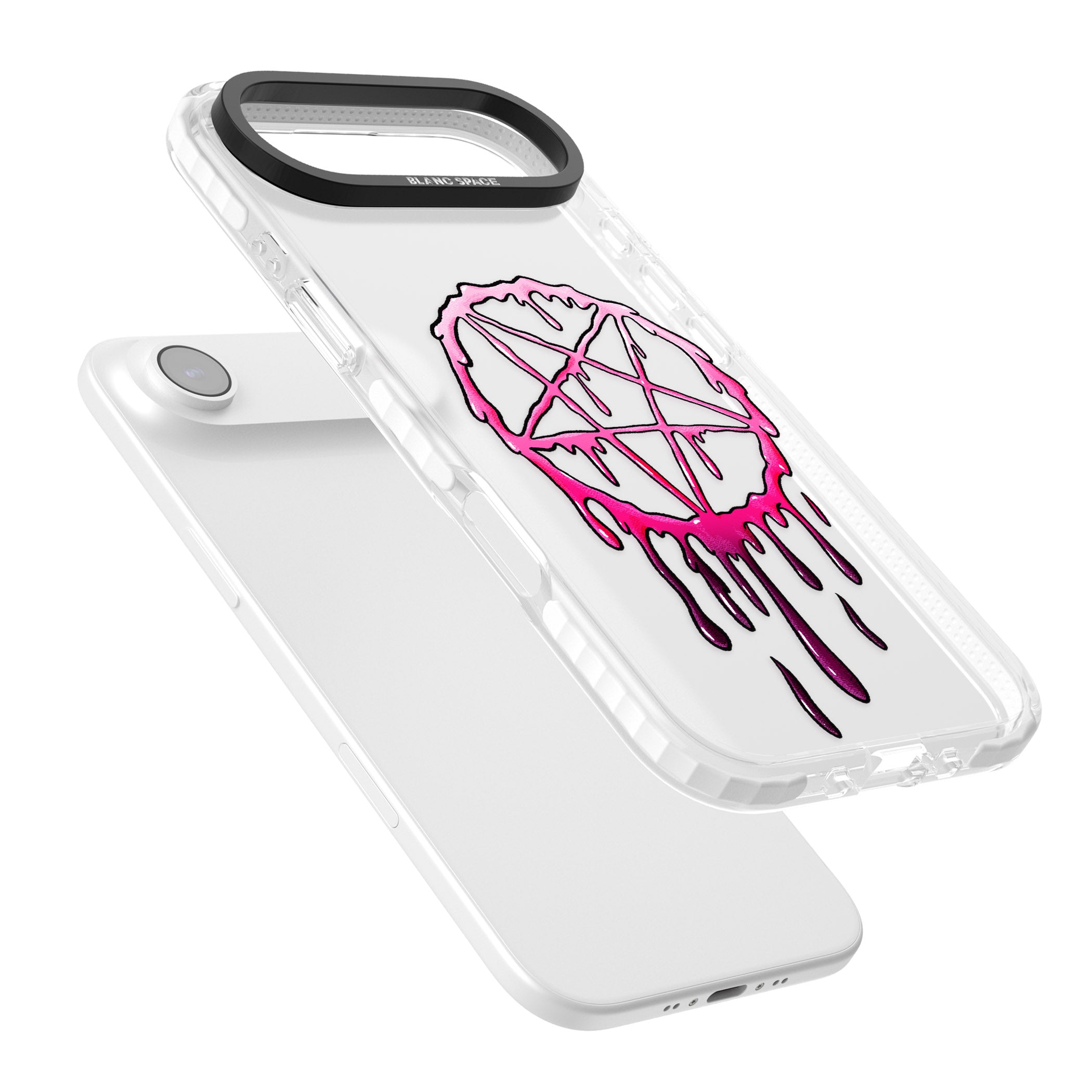 Pentagram Of Blood iPhone 17 Air Impact Clear Phone Case Colours