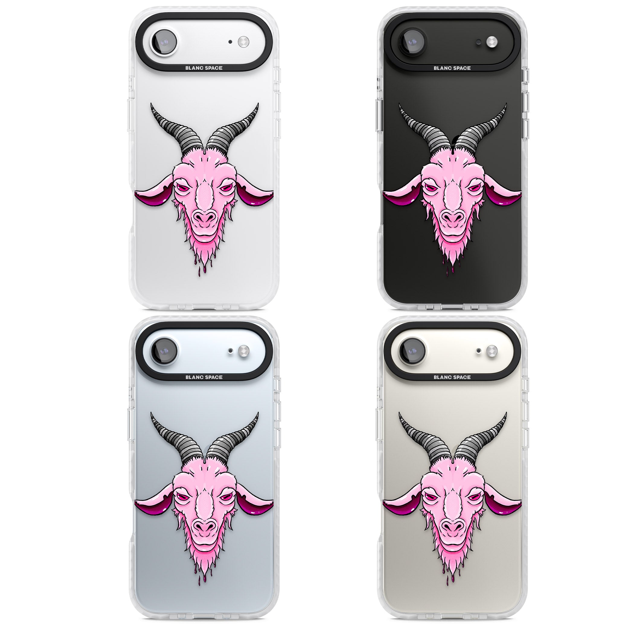 Ba Phomet iPhone 17 Air Impact Clear Phone Case APT Impact Protection