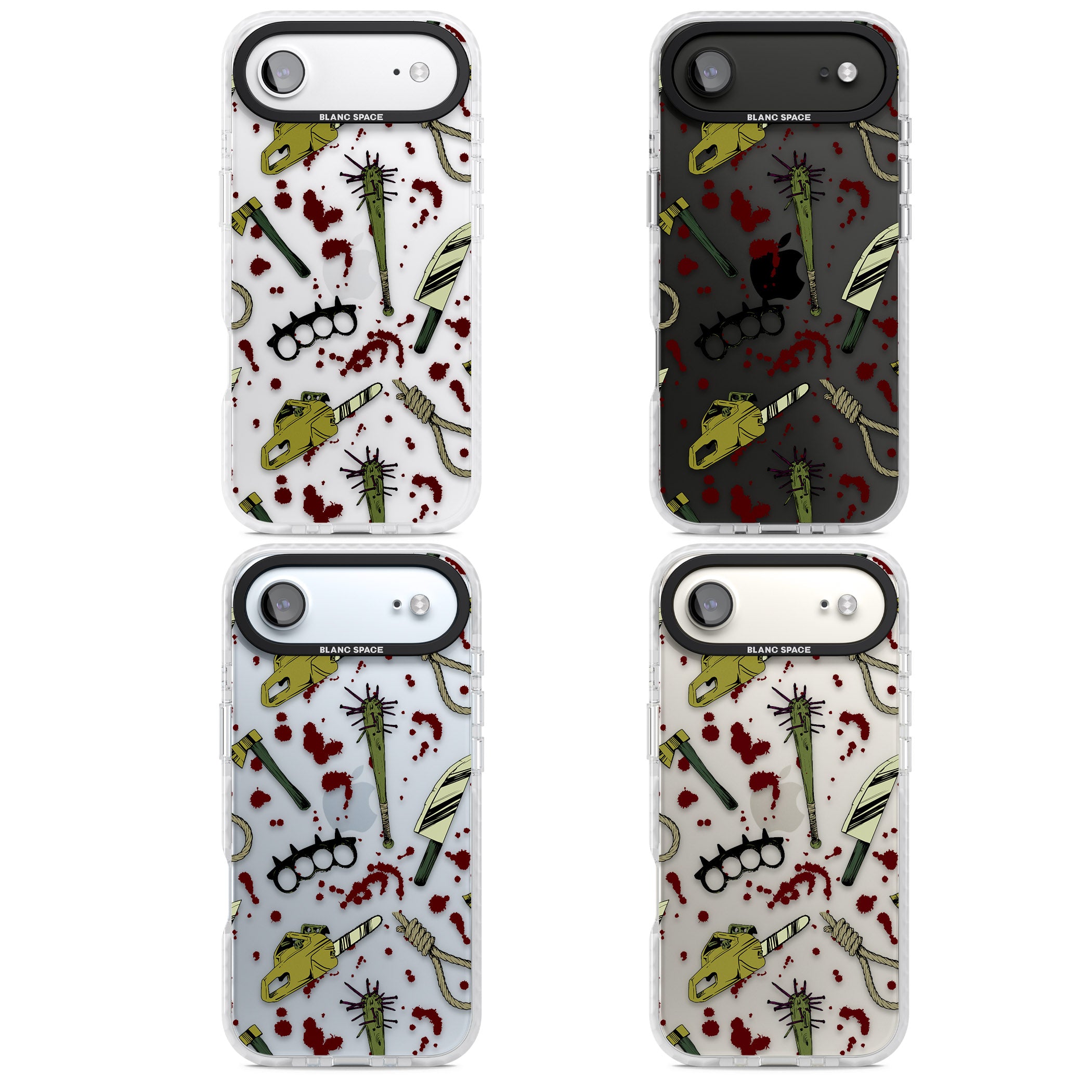 Movie Massacre iPhone 17 Air Impact Clear Phone Case APT Impact Protection