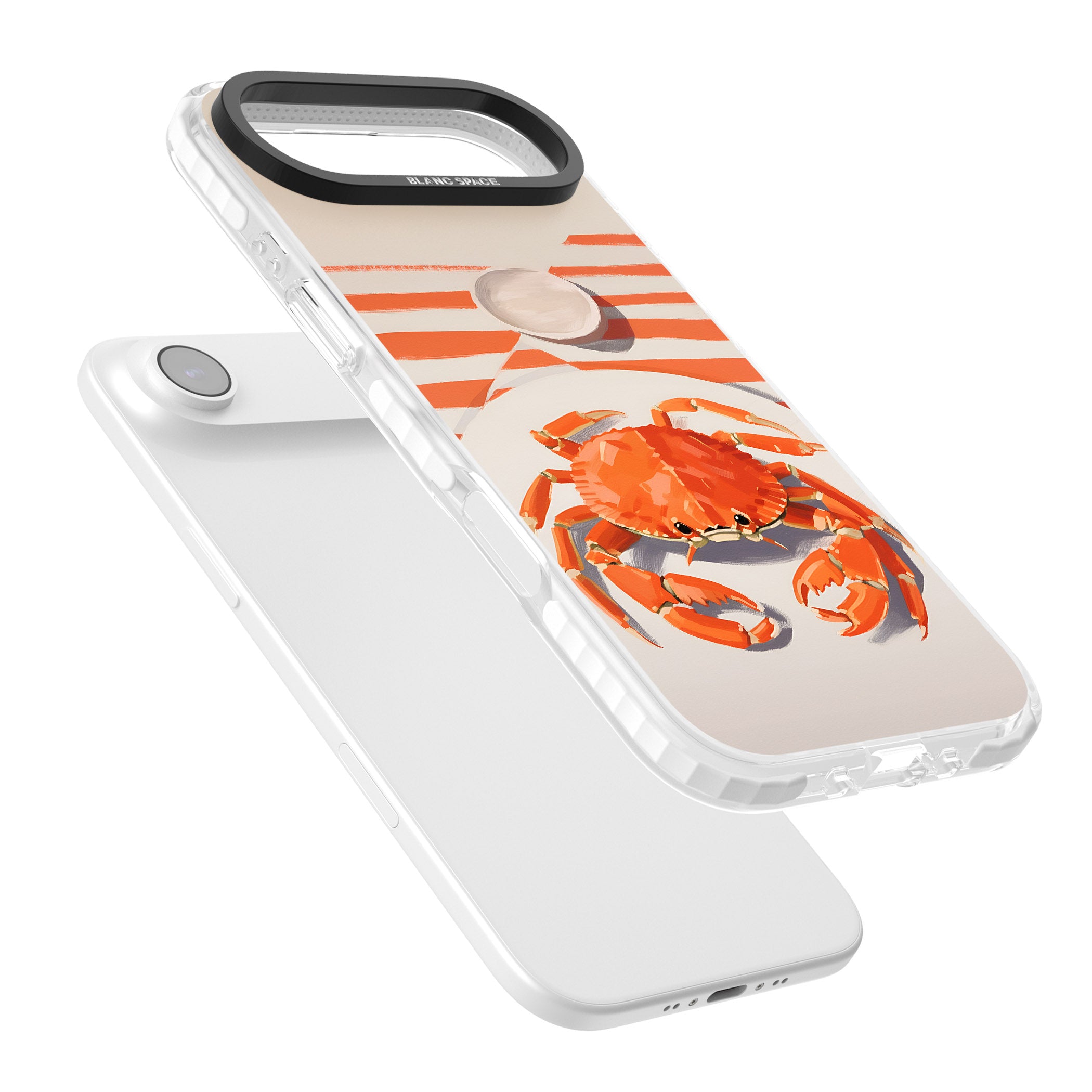 Beach Crab iPhone 17 Air Impact Clear Phone Case Colours