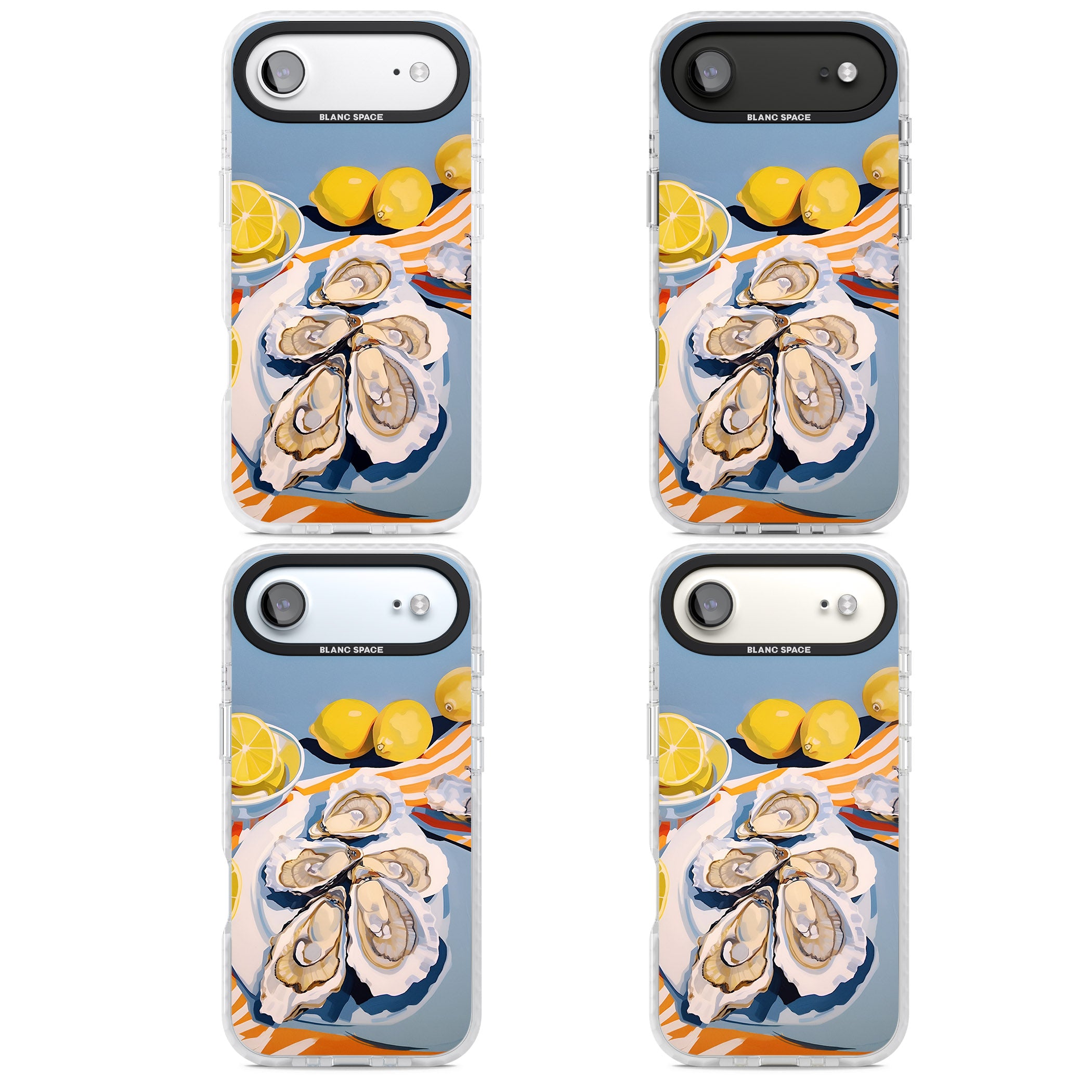 Fresh Oysters & Lemons iPhone 17 Air Impact Clear Phone Case APT Impact Protection