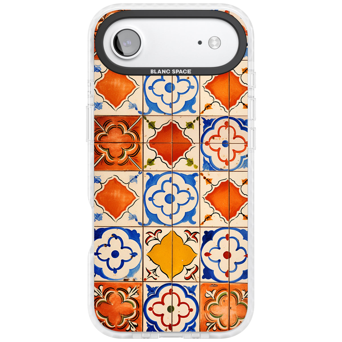 Spanish Mosaic iPhone Air Impact Clear Phone Case front