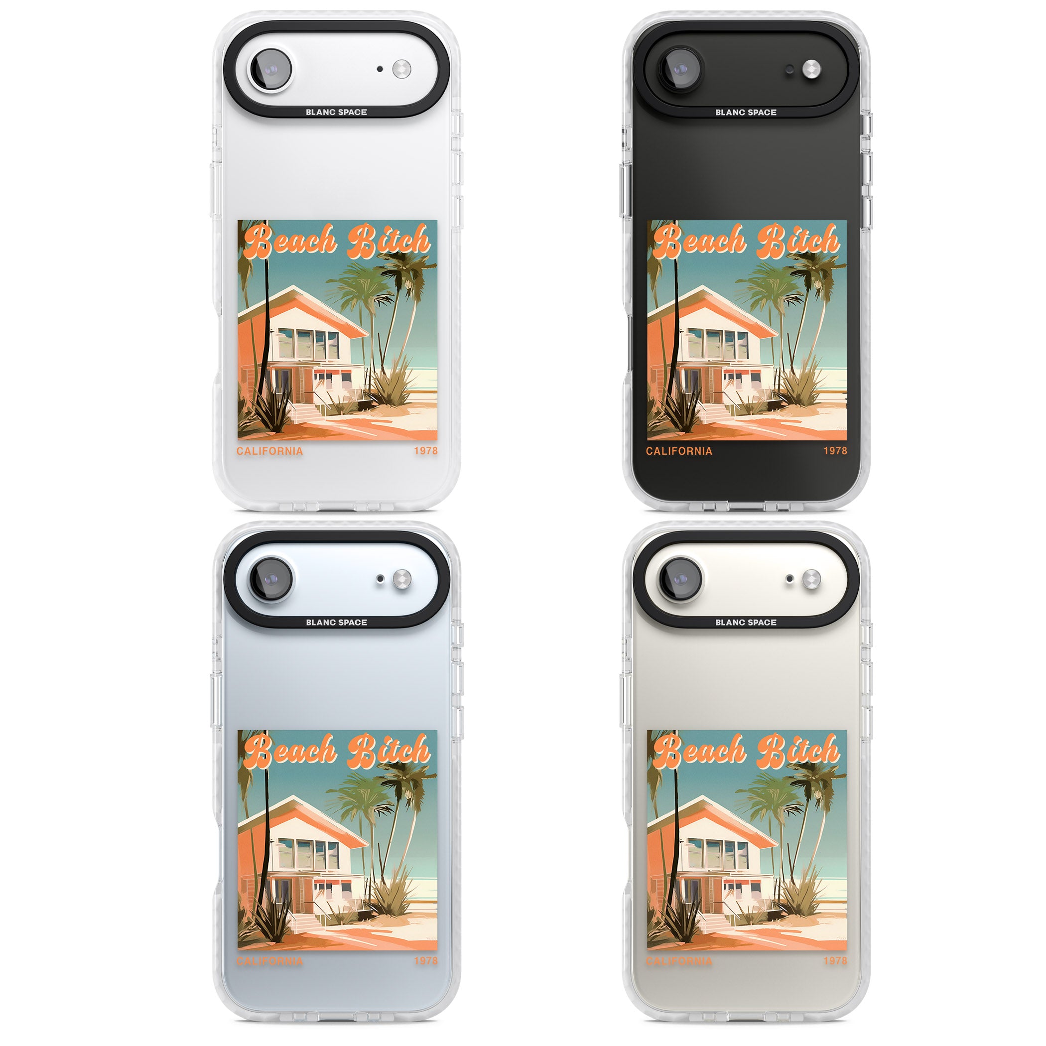 Beach B*tch iPhone 17 Air Impact Clear Phone Case APT Impact Protection