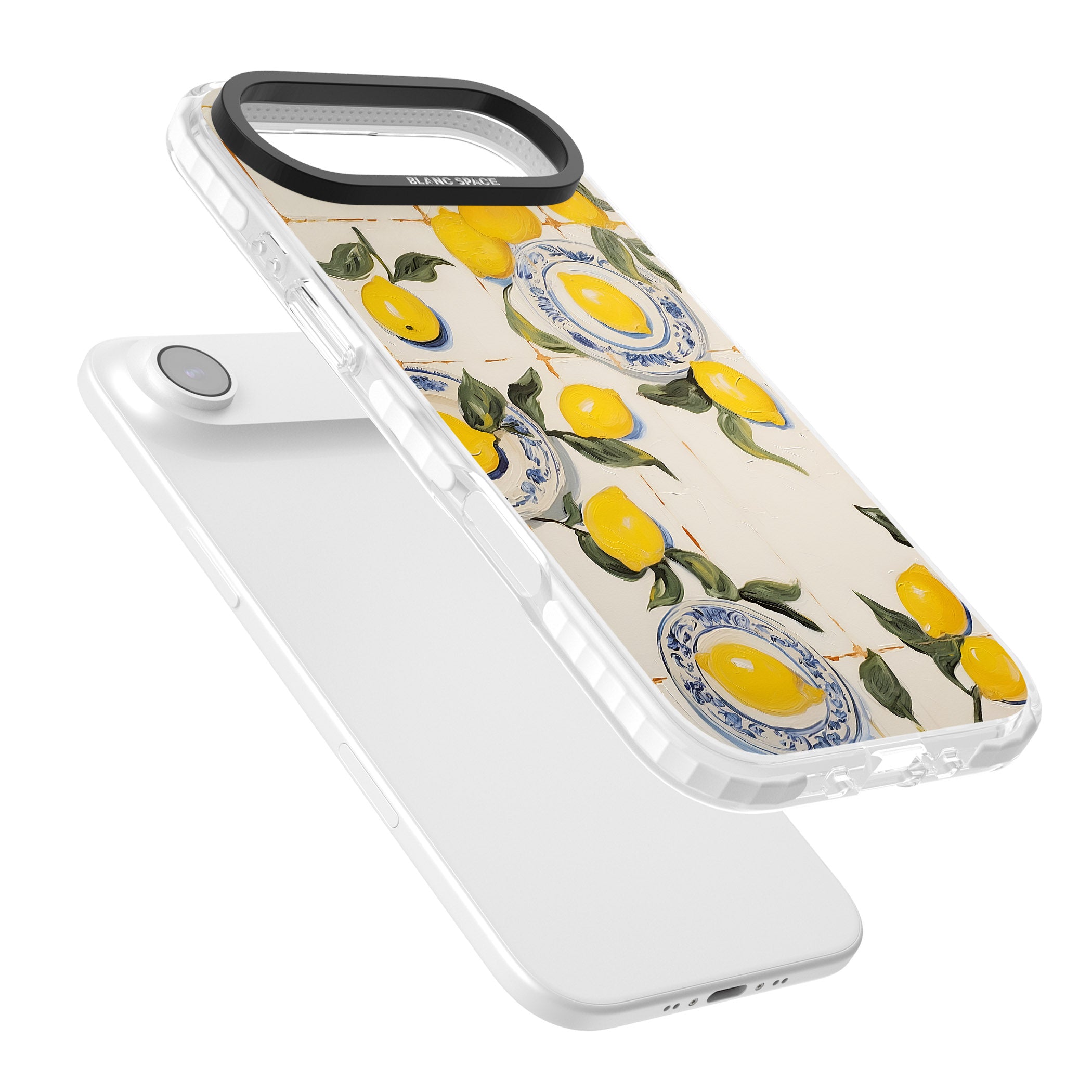 Lemons & Porcelain iPhone 17 Air Impact Clear Phone Case Colours