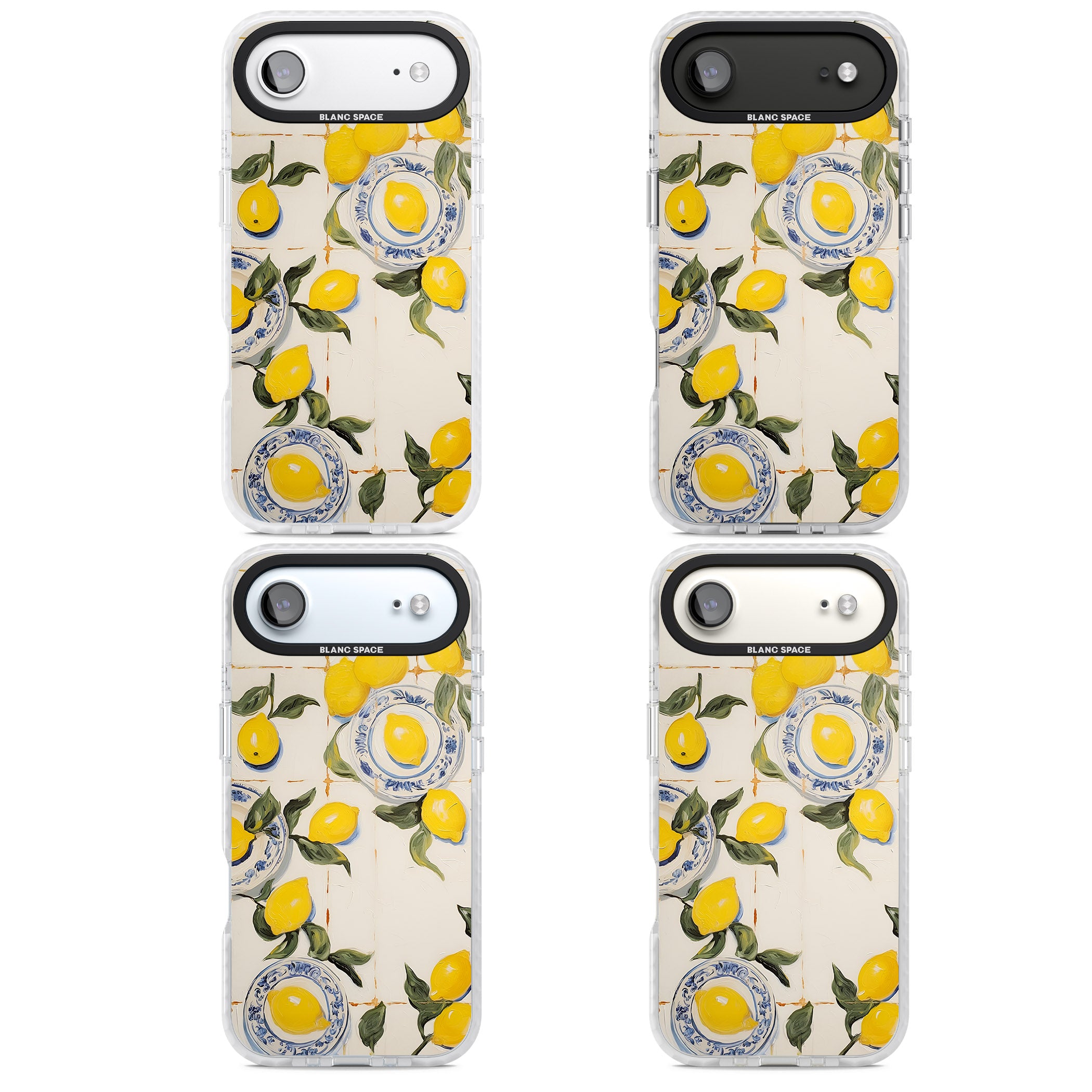 Lemons & Porcelain iPhone 17 Air Impact Clear Phone Case APT Impact Protection