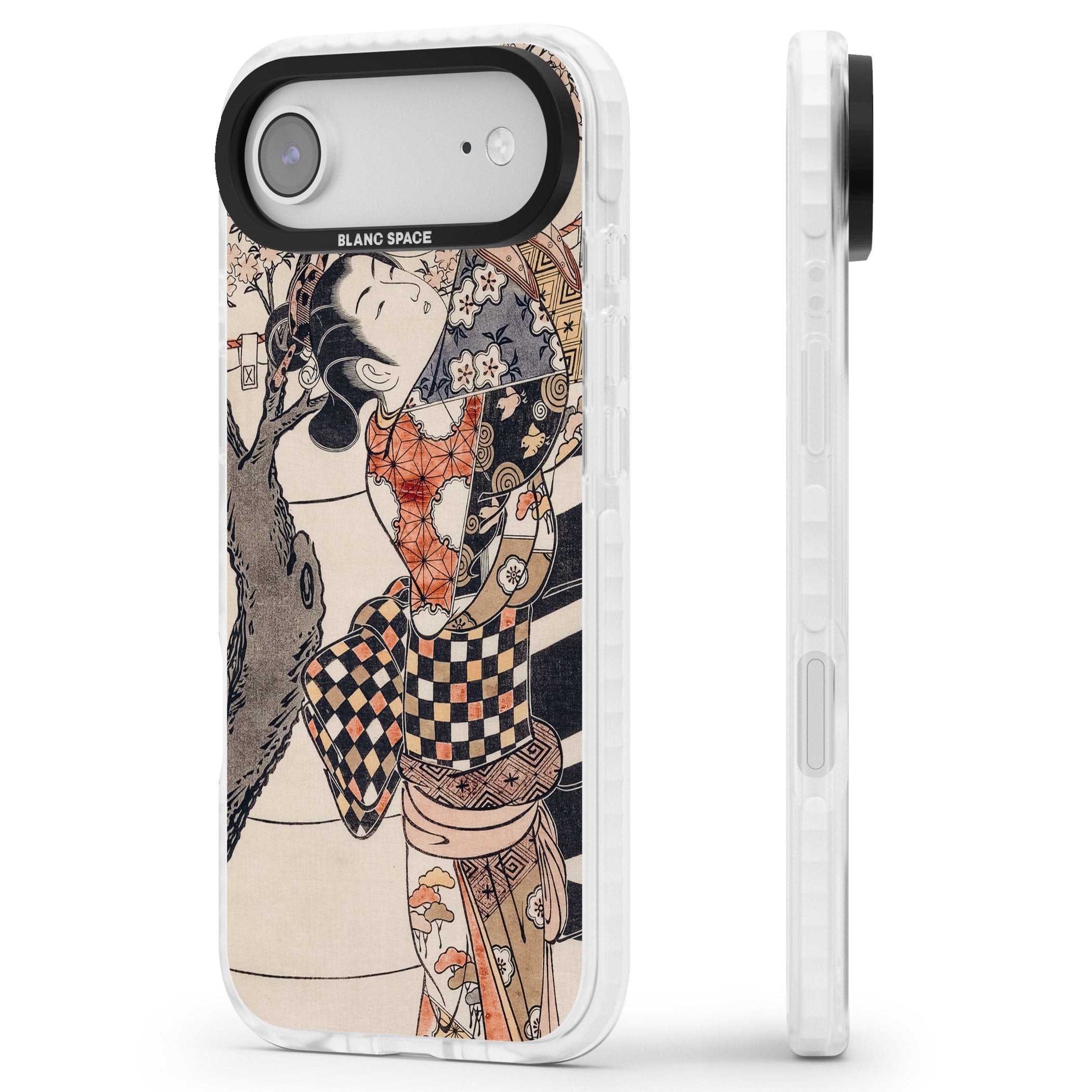 Vintage Japan iPhone 17 Air Impact Clear Phone Case Side Profile