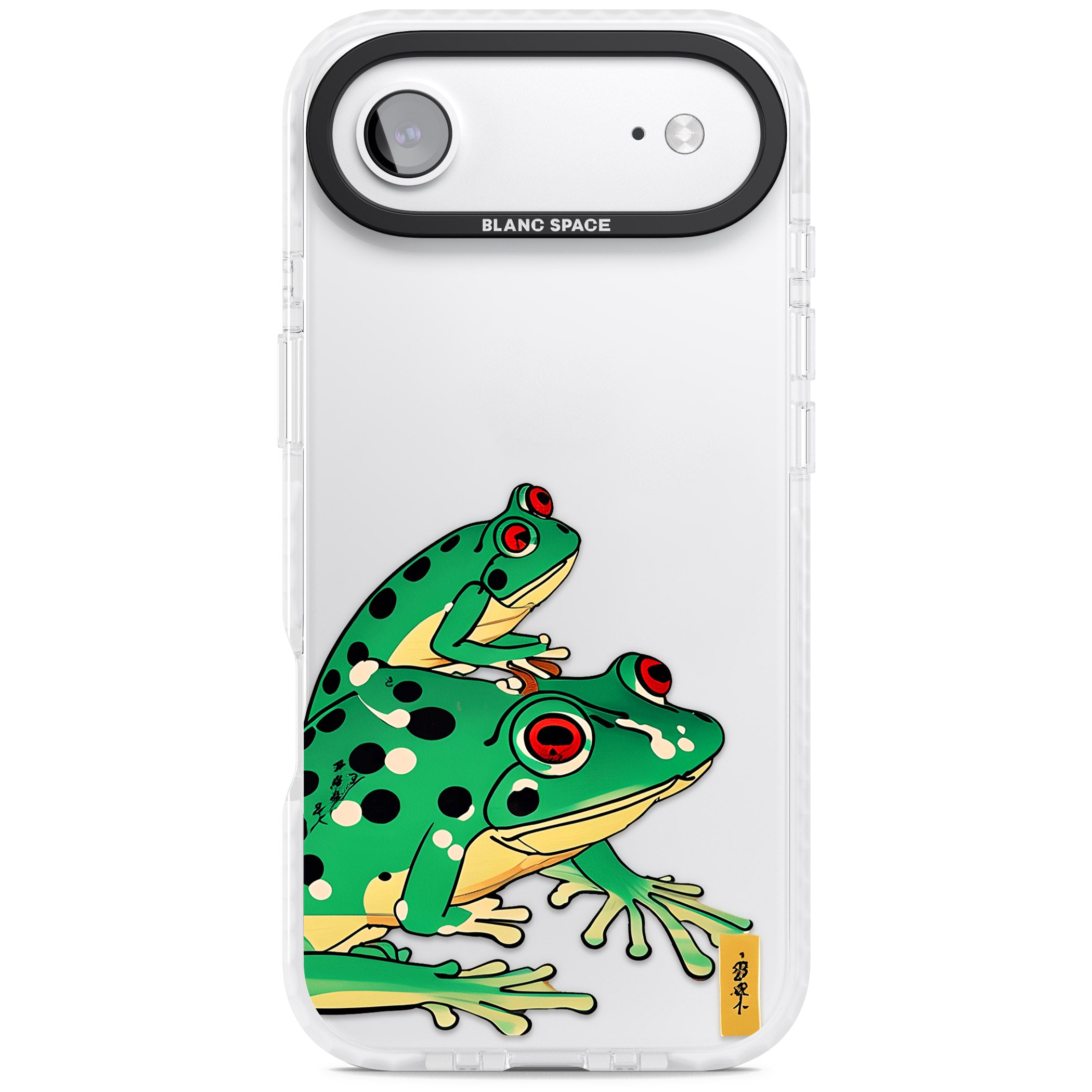 Matsumoto Hoji Frog Green iPhone 17 Air Impact Clear Phone Case