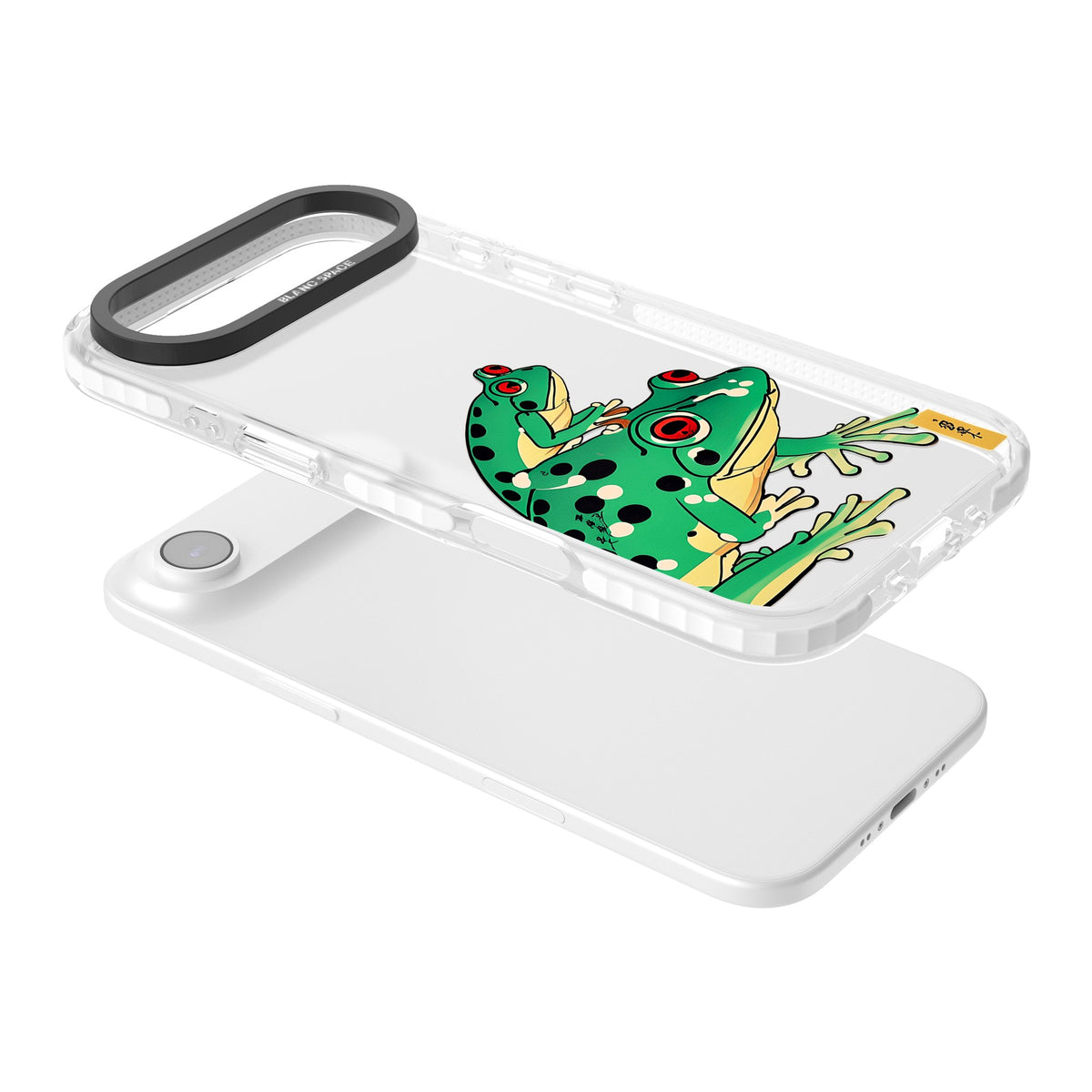 Jade Leap iPhone Air Impact Clear Phone Case angled