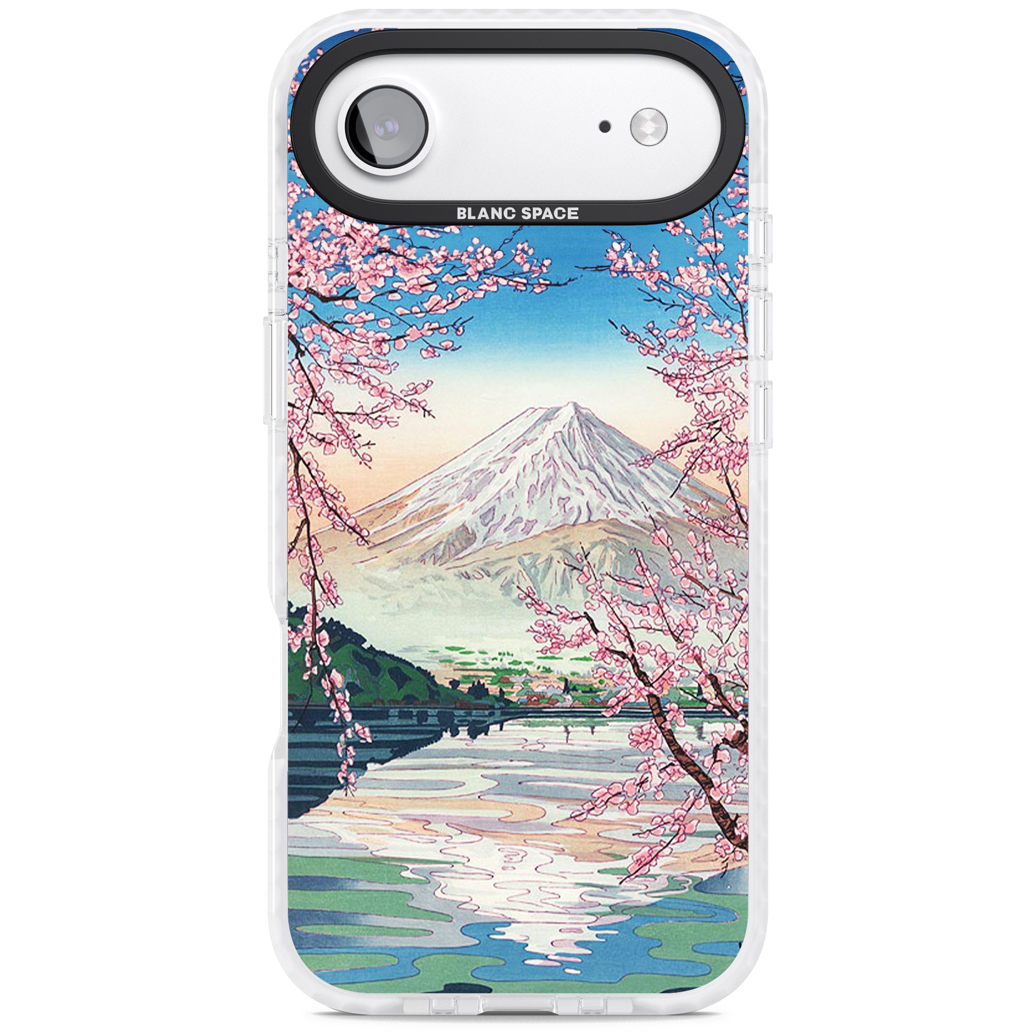 Mt Fuji From Lake Kawaguchi iPhone 17 Air Impact Clear Phone Case