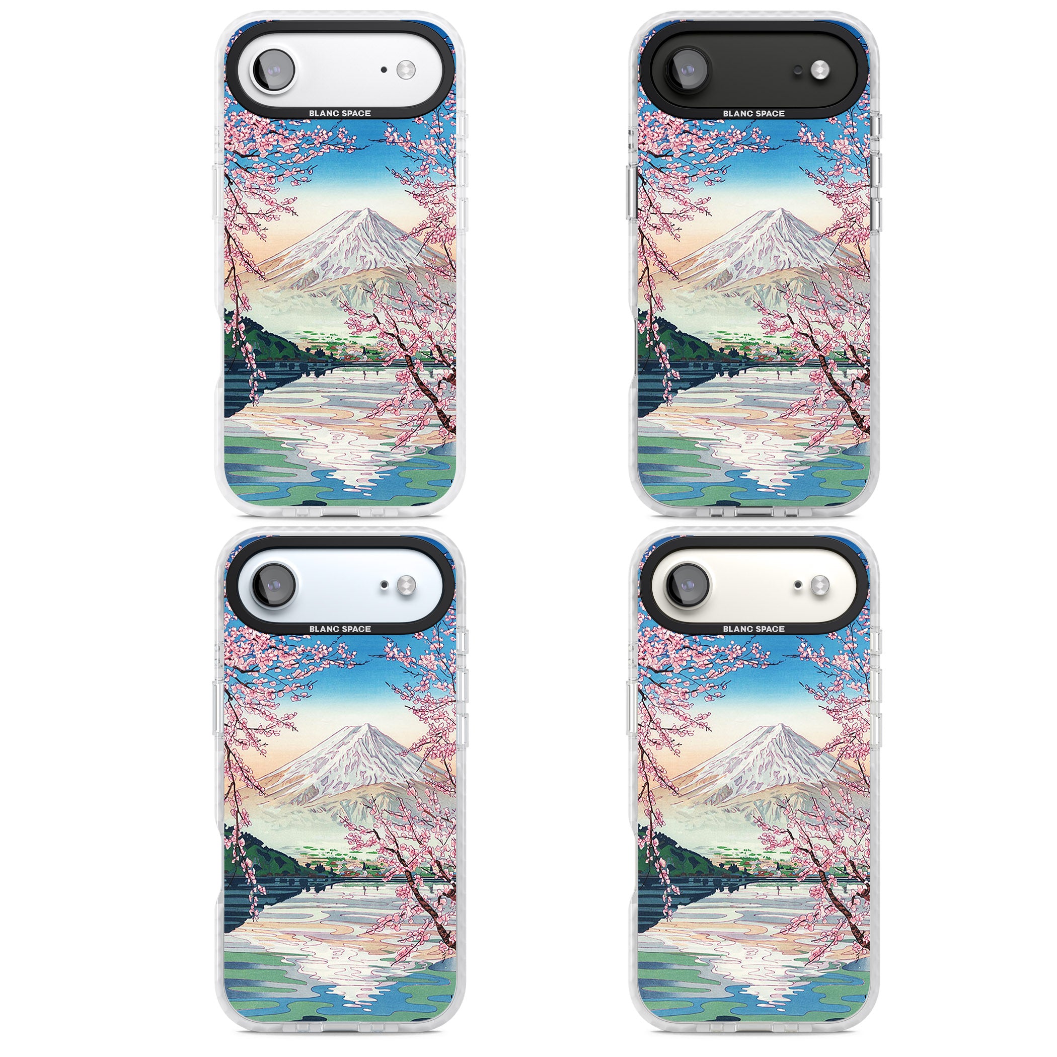 Mt Fuji From Lake Kawaguchi iPhone 17 Air Impact Clear Phone Case APT Impact Protection
