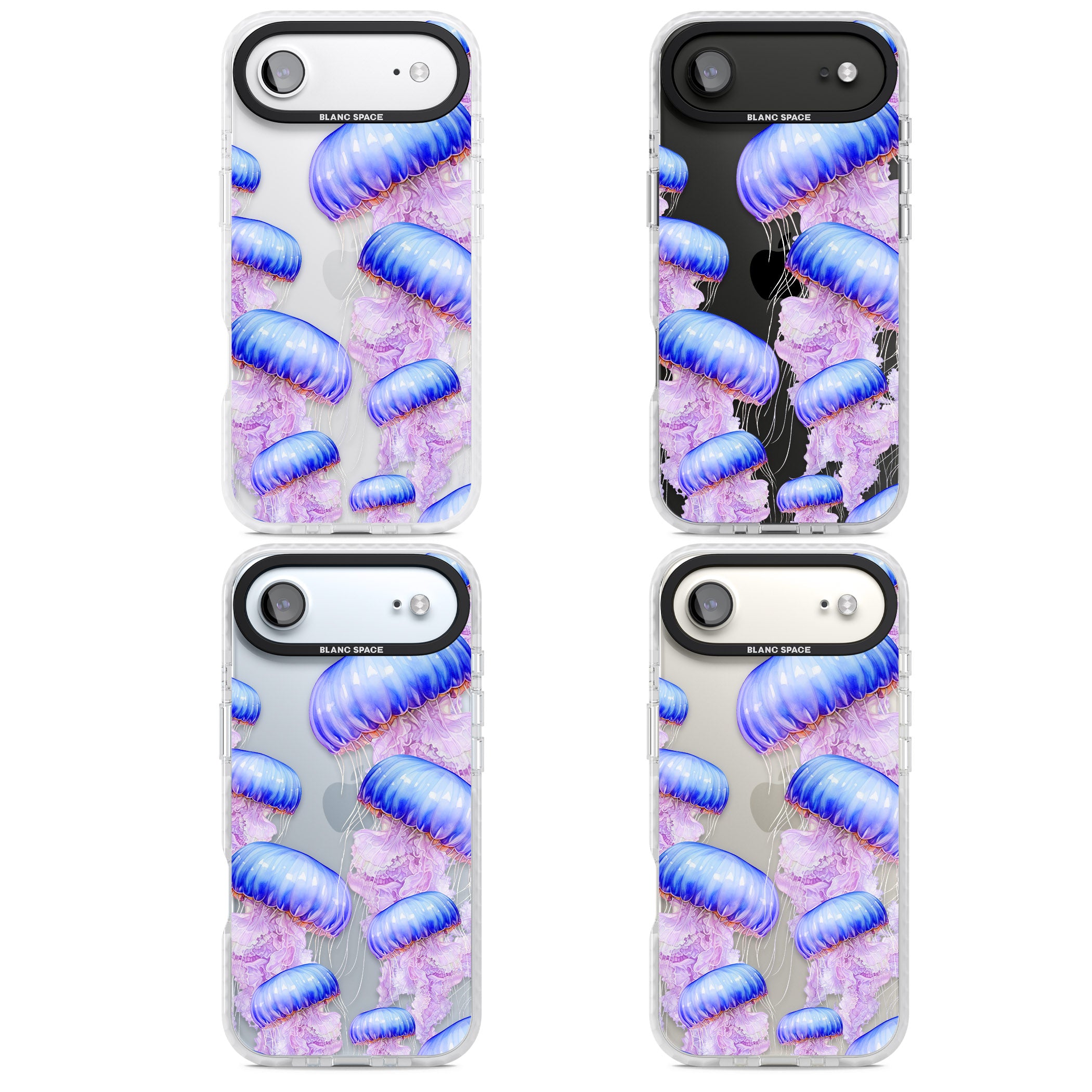 Jellyfish iPhone 17 Air Impact Clear Phone Case APT Impact Protection