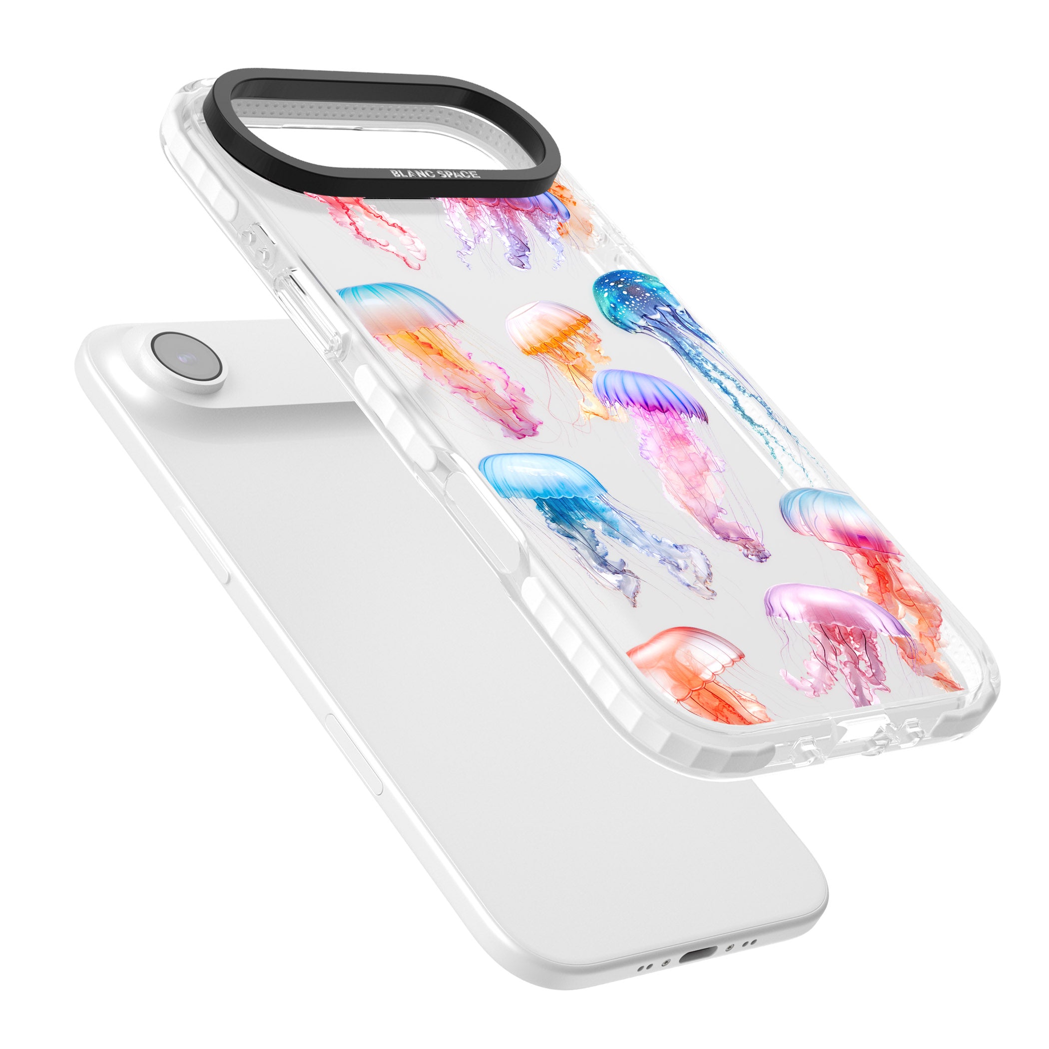 Vibrant Jellyfish iPhone 17 Air Impact Clear Phone Case Colours