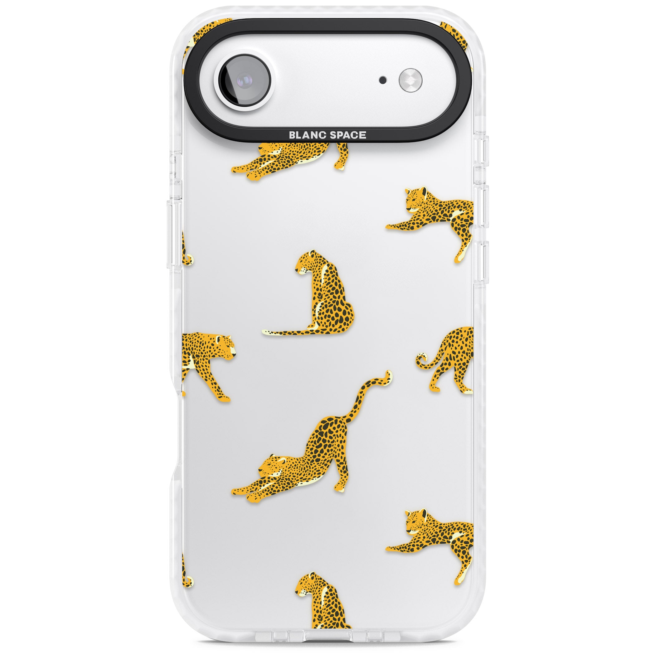 Leopard Spots iPhone 17 Air Impact Clear Phone Case