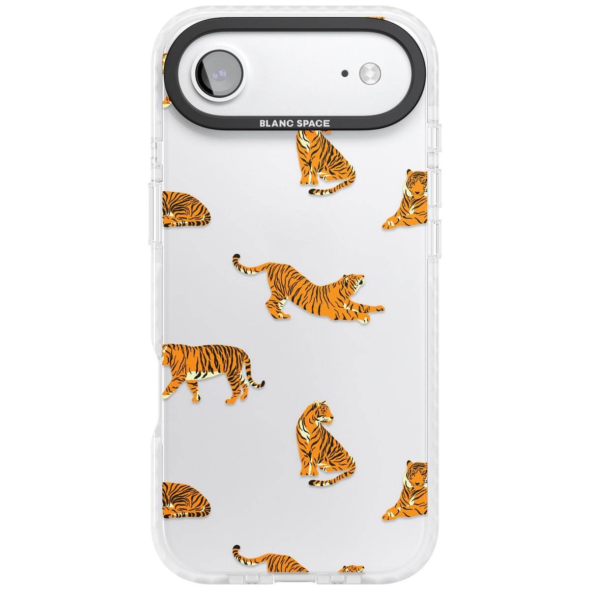 Tiger Lounge iPhone Air Impact Clear Phone Case front