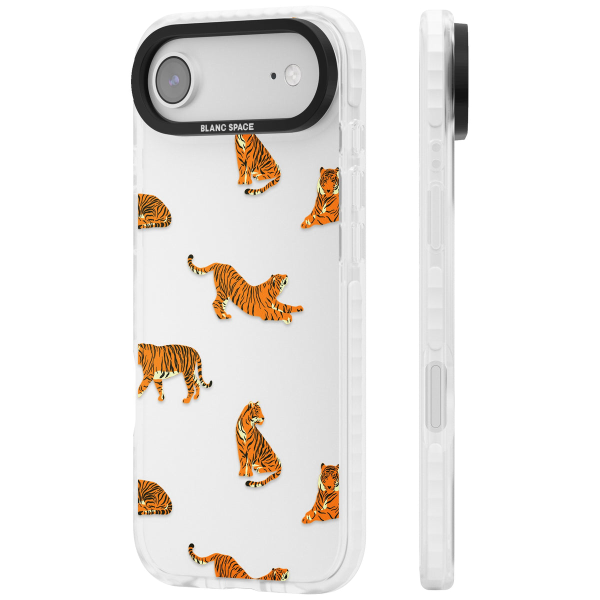 Tiger Lounge iPhone Air Impact Clear Phone Case side