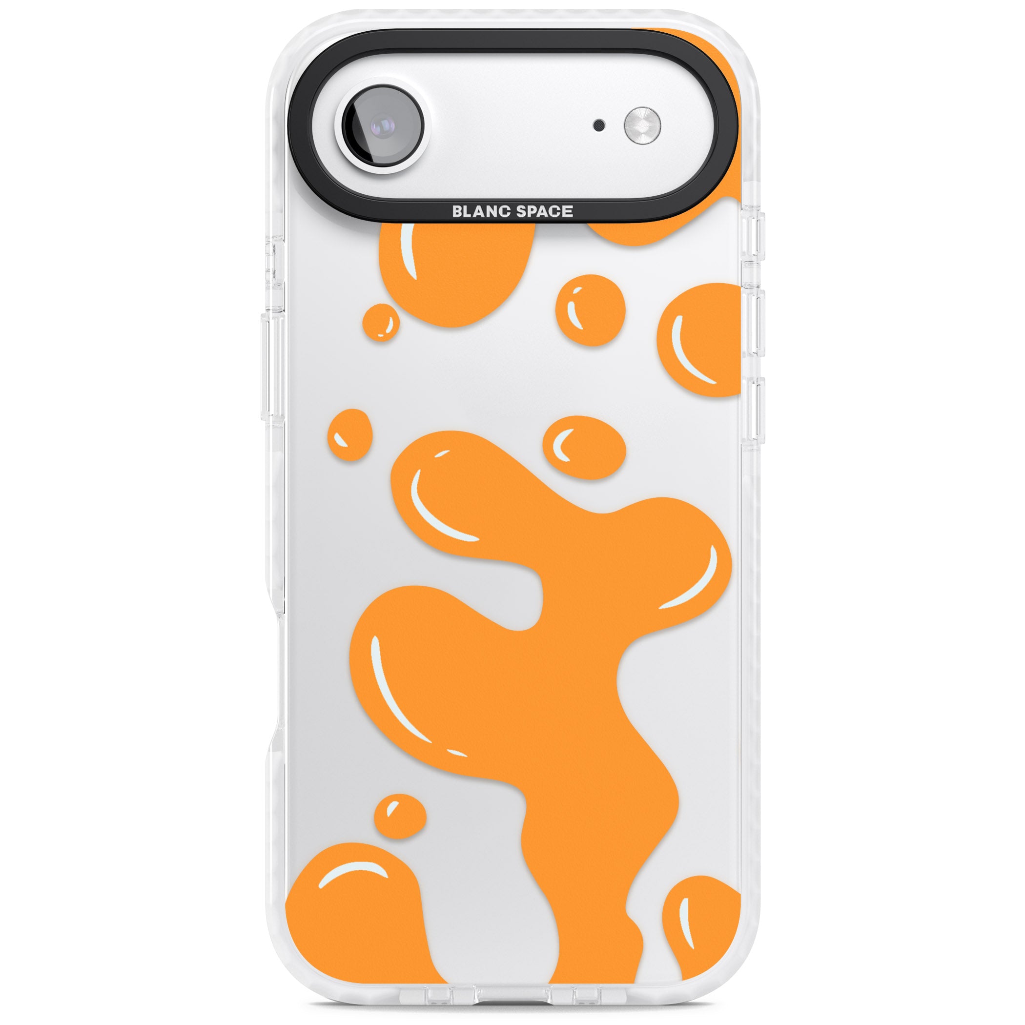 Orange Lava Lamp iPhone 17 Air Impact Clear Phone Case