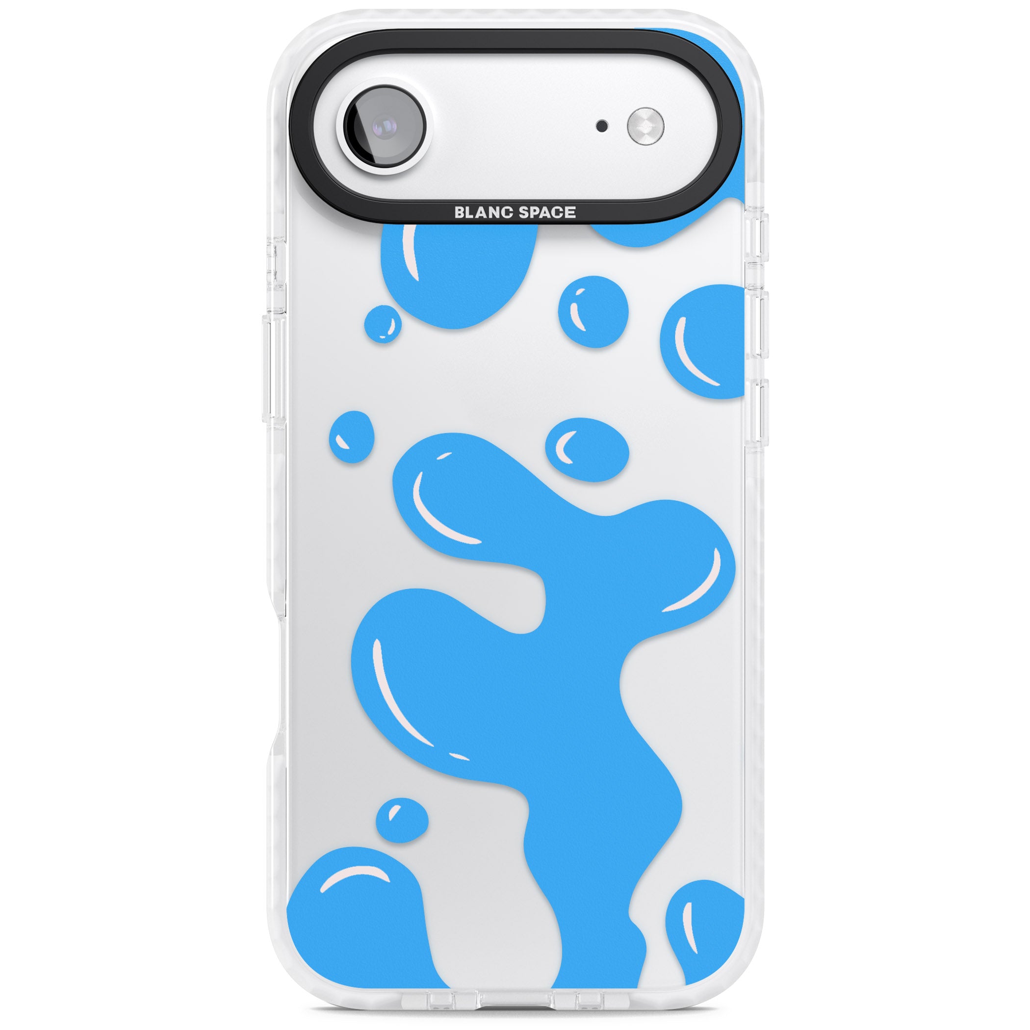 Blue Lava Lamp iPhone 17 Air Impact Clear Phone Case