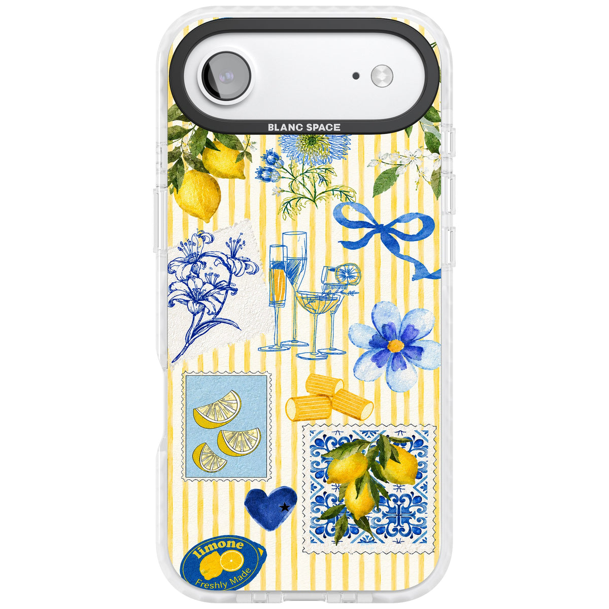 Limone Riviera iPhone Air Impact Clear Phone Case front