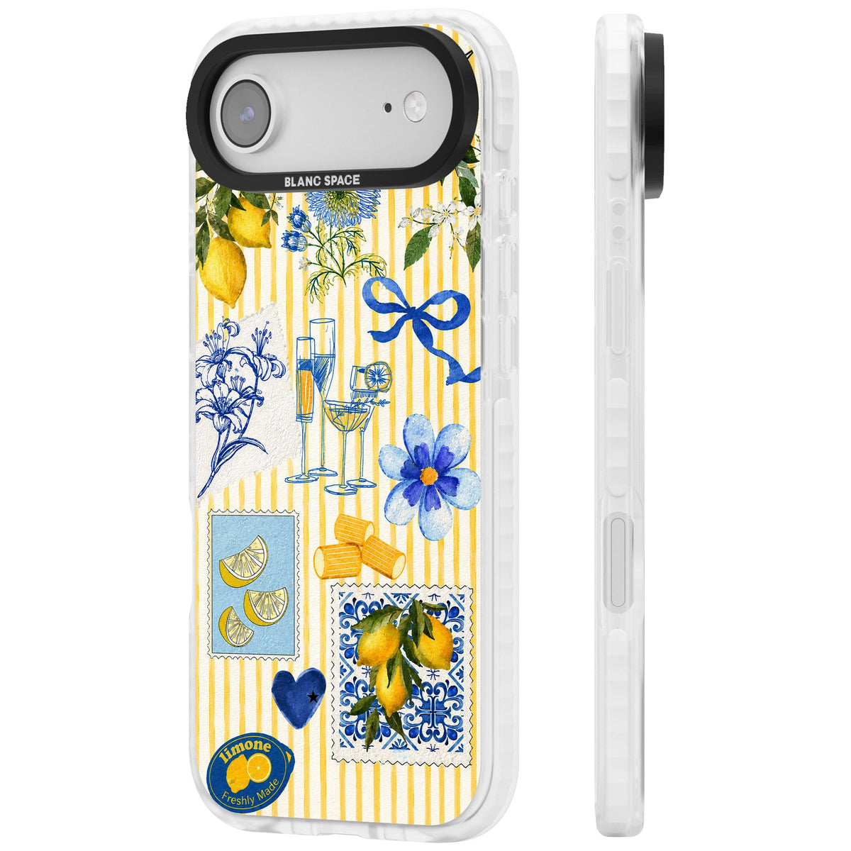 Limone Riviera iPhone Air Impact Clear Phone Case side