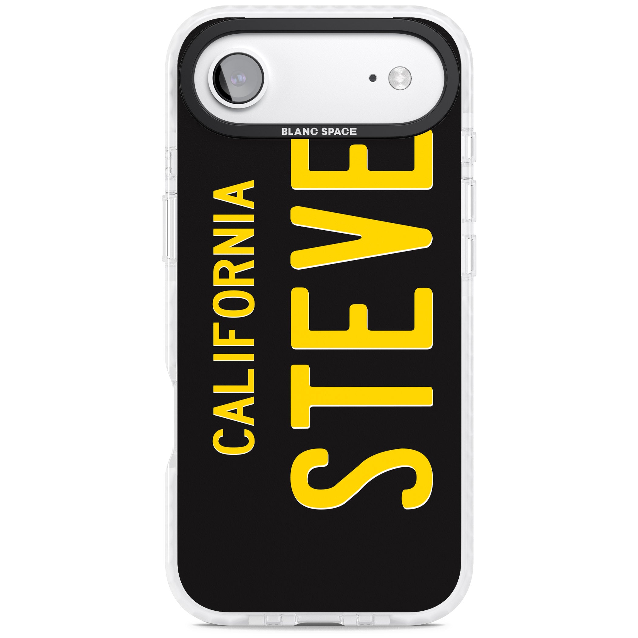 Personalised Vintage California License Plate iPhone 17 Air Impact Clear Phone Case