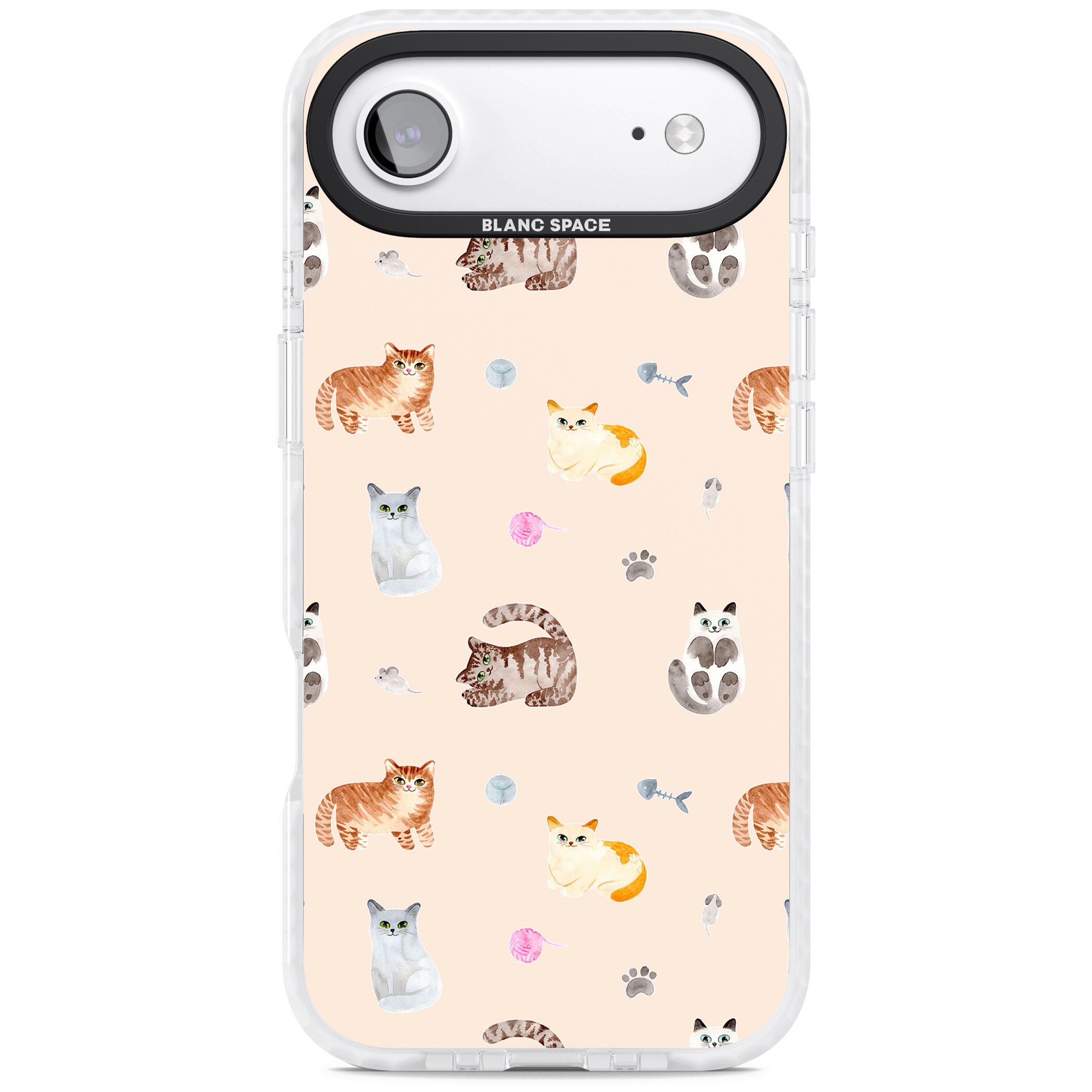 Cat Playground iPhone 17 Air Impact Clear Phone Case