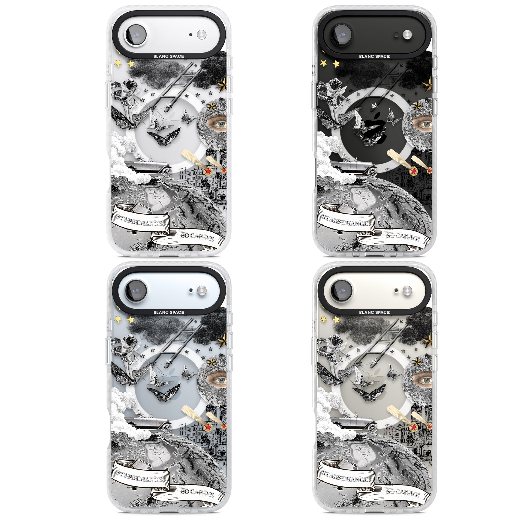 Stars Change So Can We iPhone 17 Air Impact Pro Clear Phone Case APT Impact Protection