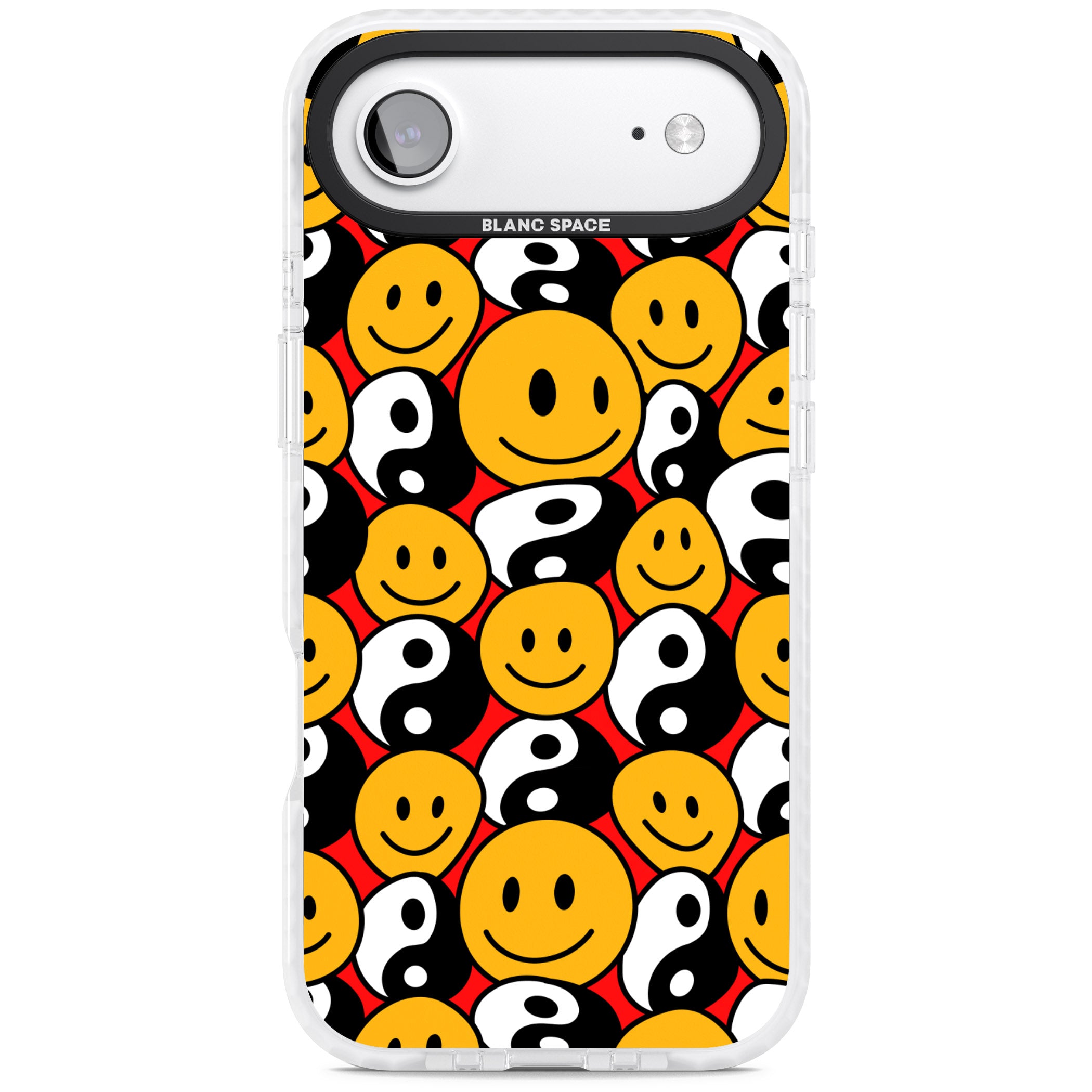 Yin Yang & Faces iPhone 17 Air Impact Pro Clear Phone Case