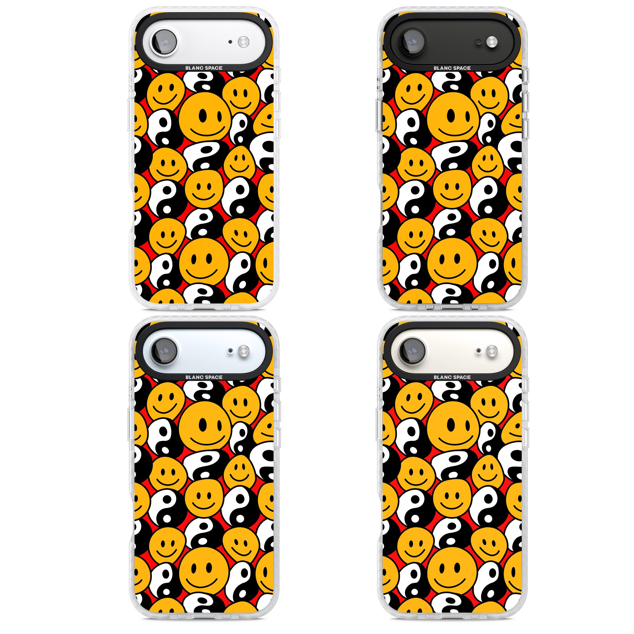 Yin Yang & Faces iPhone 17 Air Impact Pro Clear Phone Case APT Impact Protection