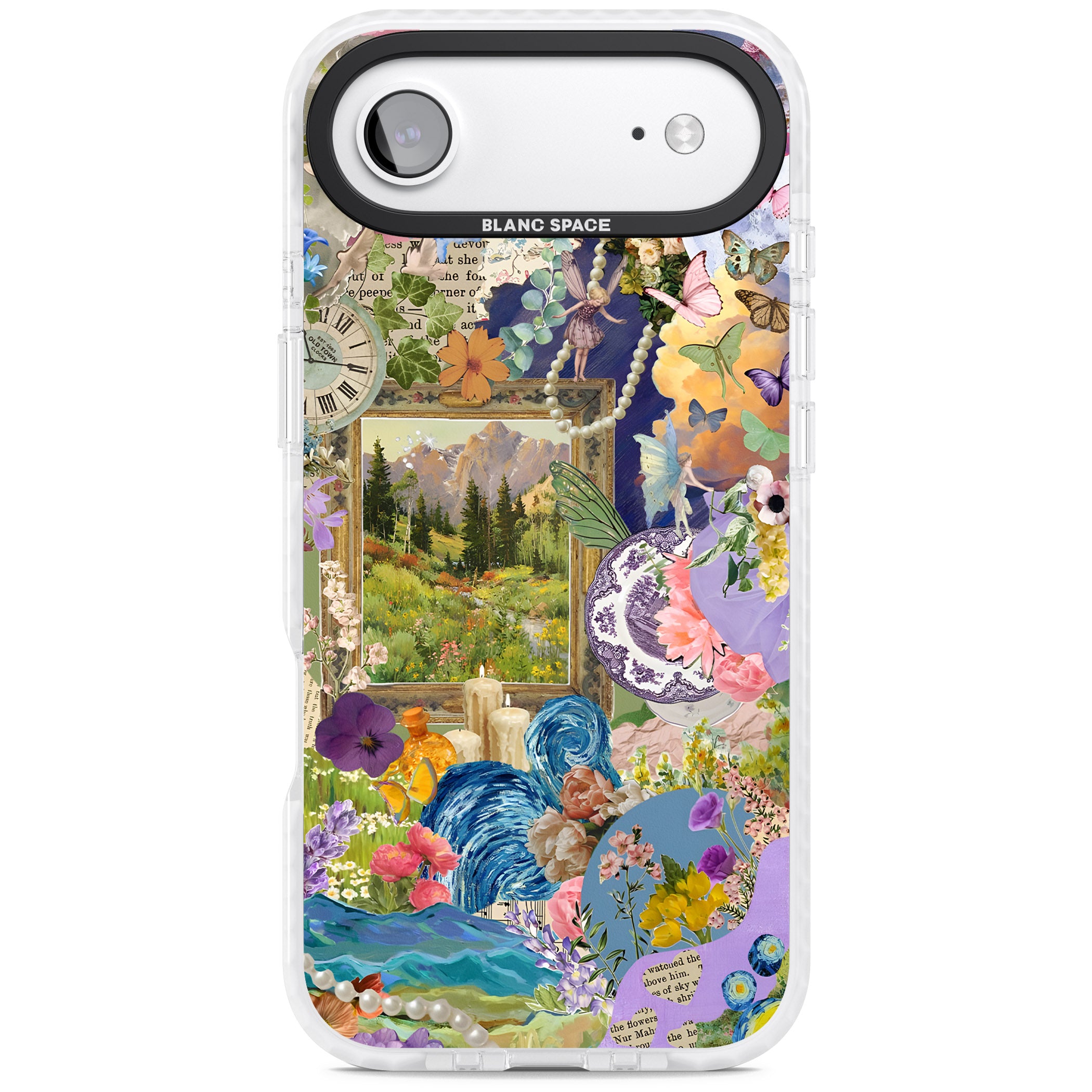 Vibrant Whimsy Collage iPhone 17 Air Impact Pro Clear Phone Case
