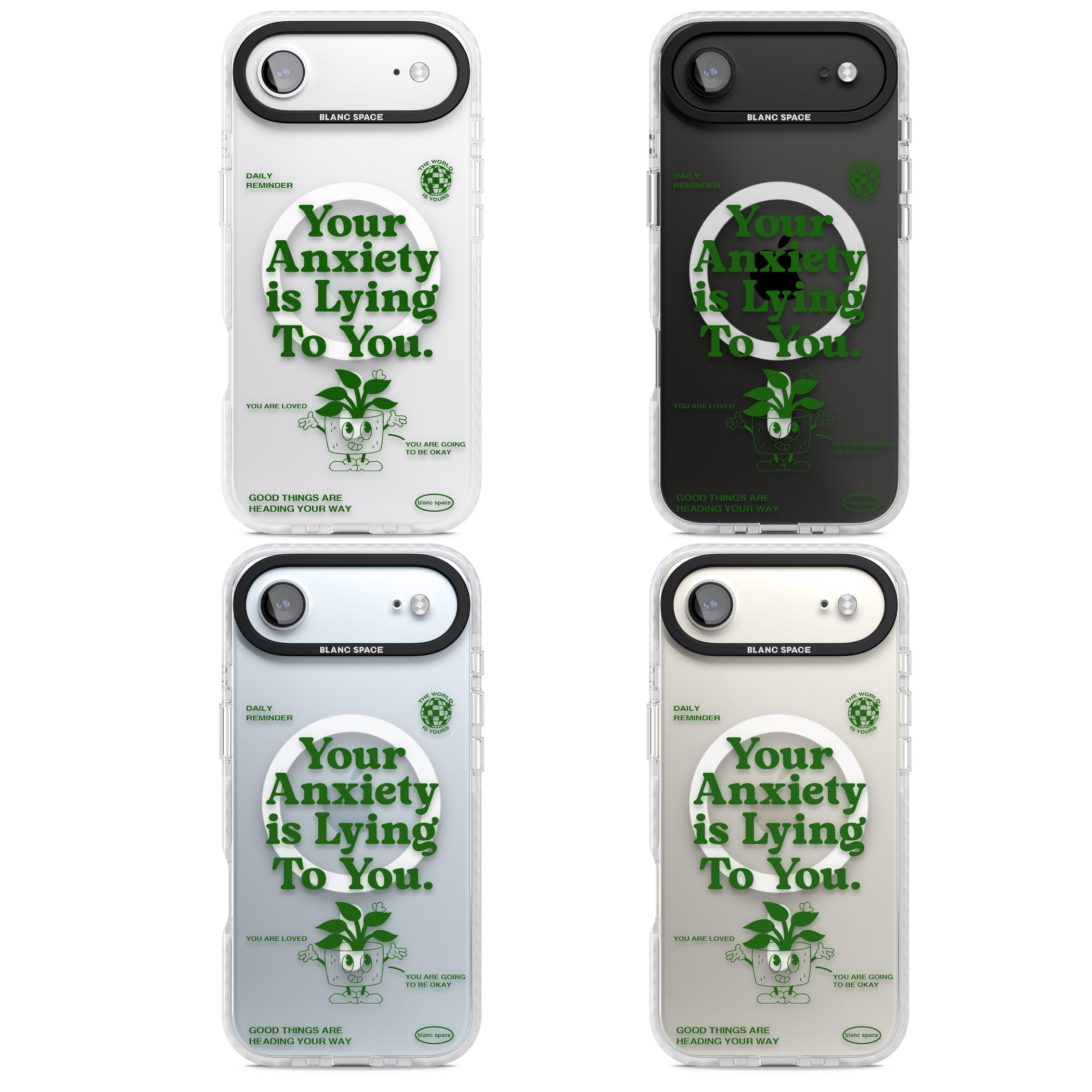 Your Anxiety Is Lying To You iPhone 17 Air Impact Pro Clear Phone Case APT Impact Protection