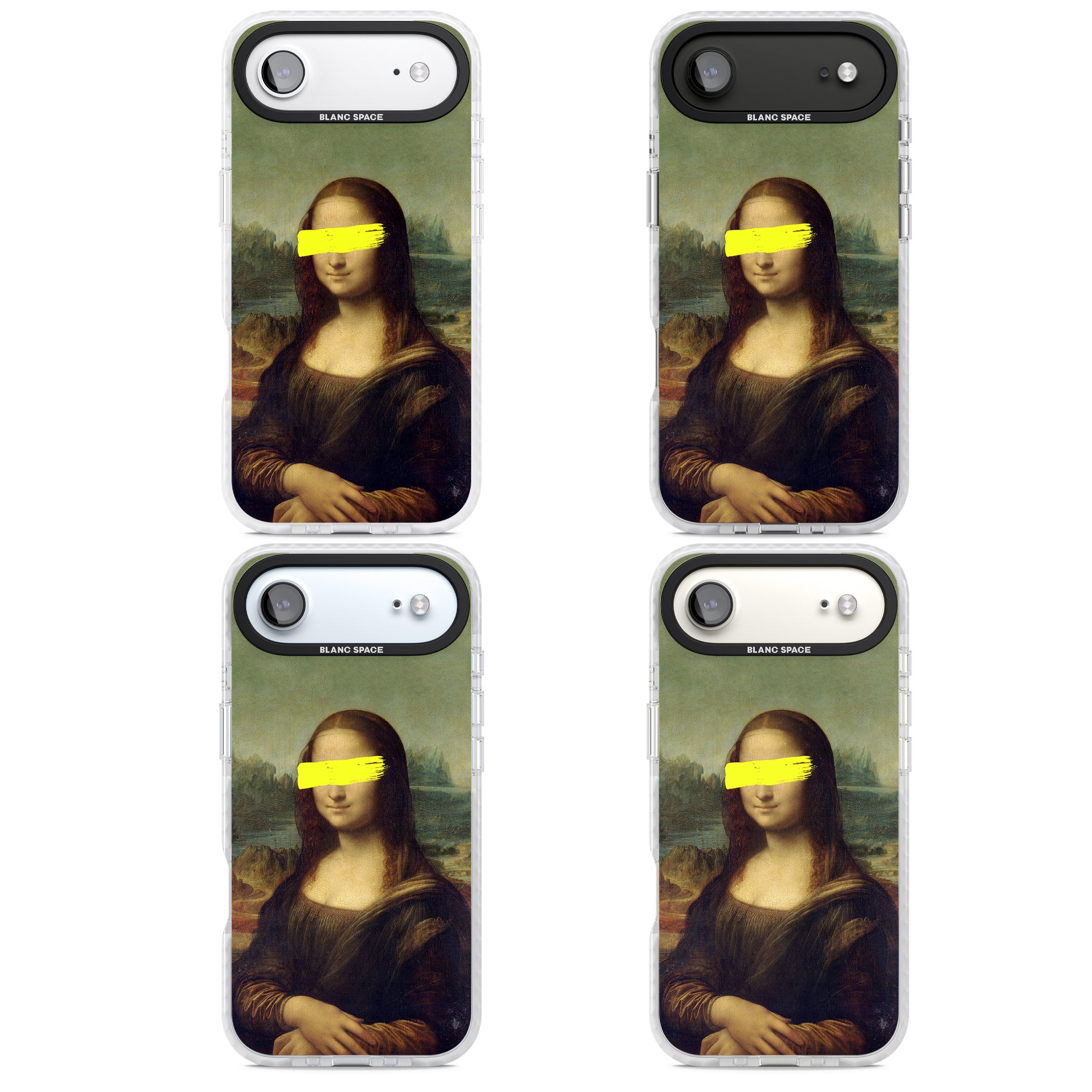 Vandaled Mona Lisa iPhone 17 Air Impact Pro Clear Phone Case APT Impact Protection