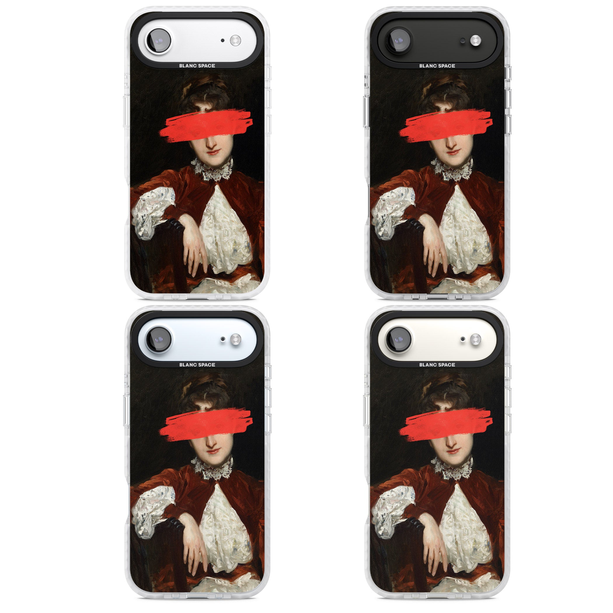 Paint Stroke iPhone 17 Air Impact Pro Clear Phone Case APT Impact Protection