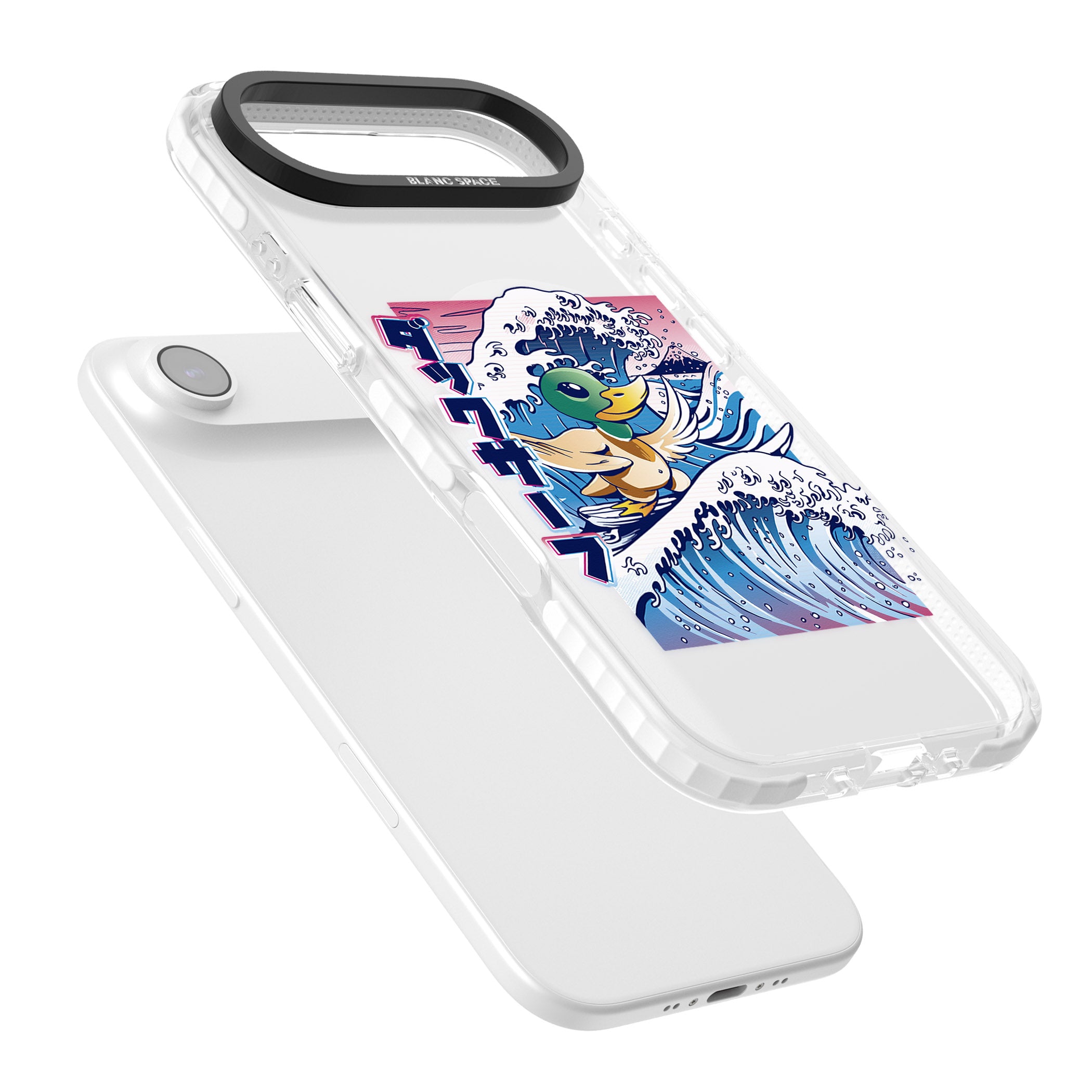 Duck Surf iPhone 17 Air Impact Pro Clear Phone Case Colours