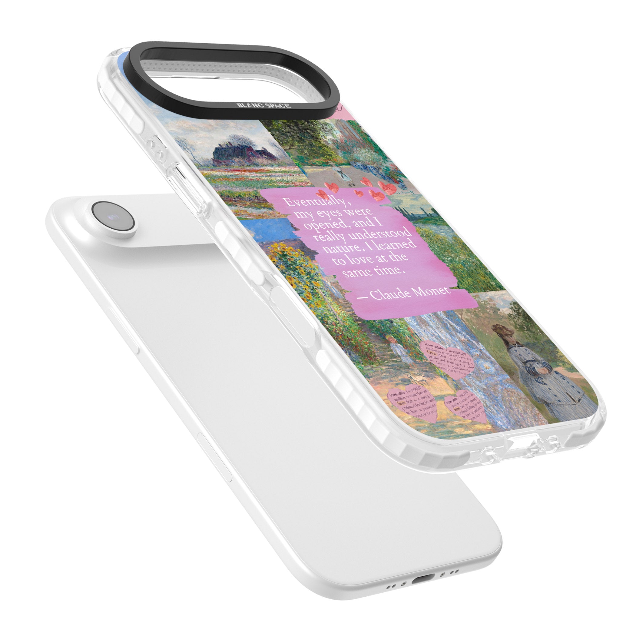 Monet 'Eyes Were Opened' Collage iPhone 17 Air Impact Pro Clear Phone Case Colours