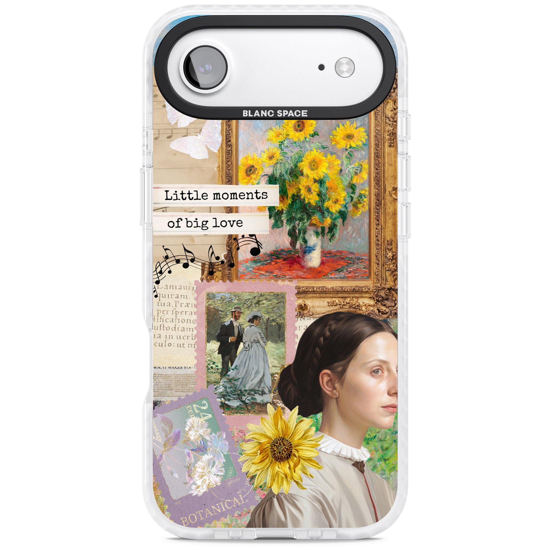 Monet 'Little Moments' Collage iPhone 17 Air Impact Pro Clear Phone Case