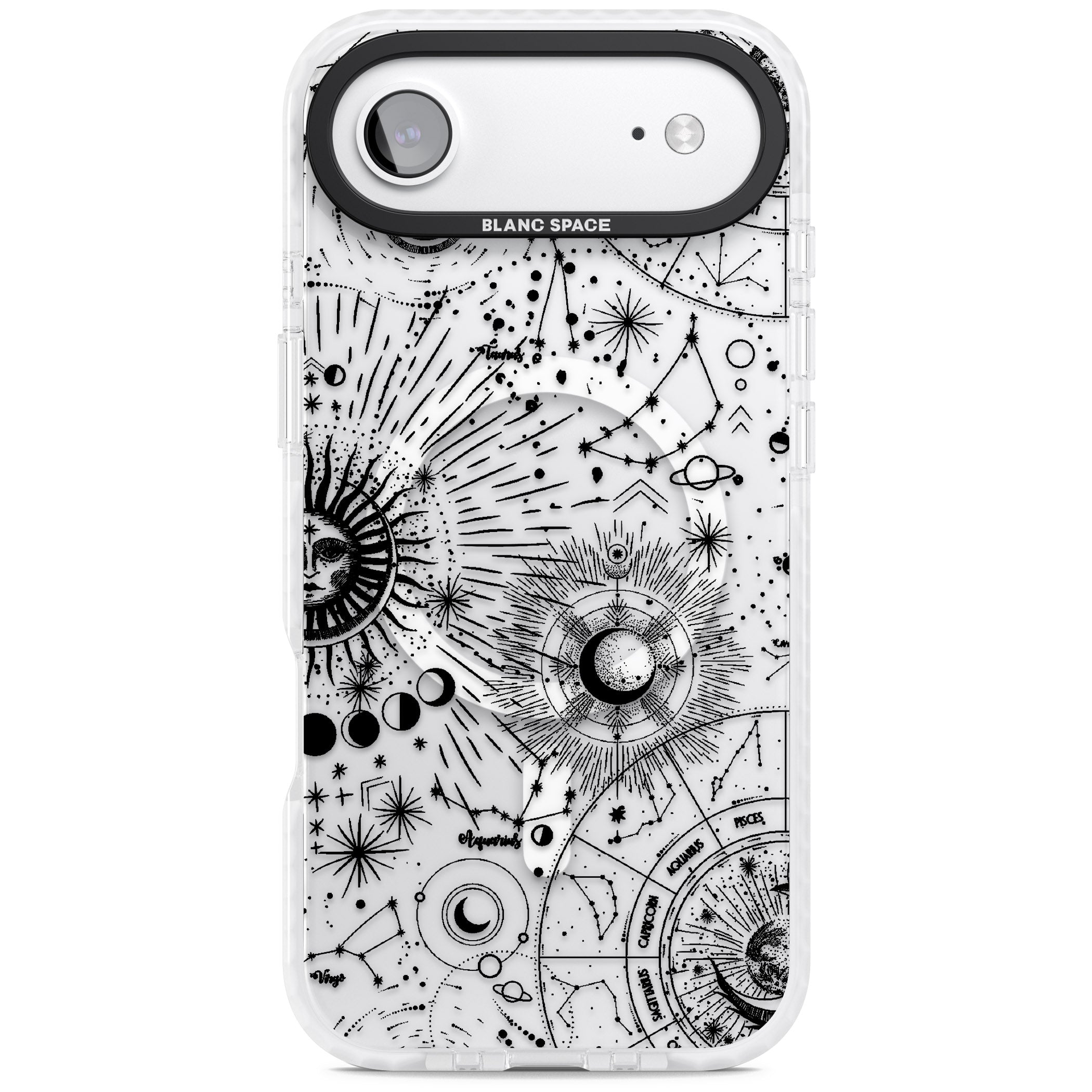 Celestial Chart iPhone 17 Air Impact Pro Clear Phone Case