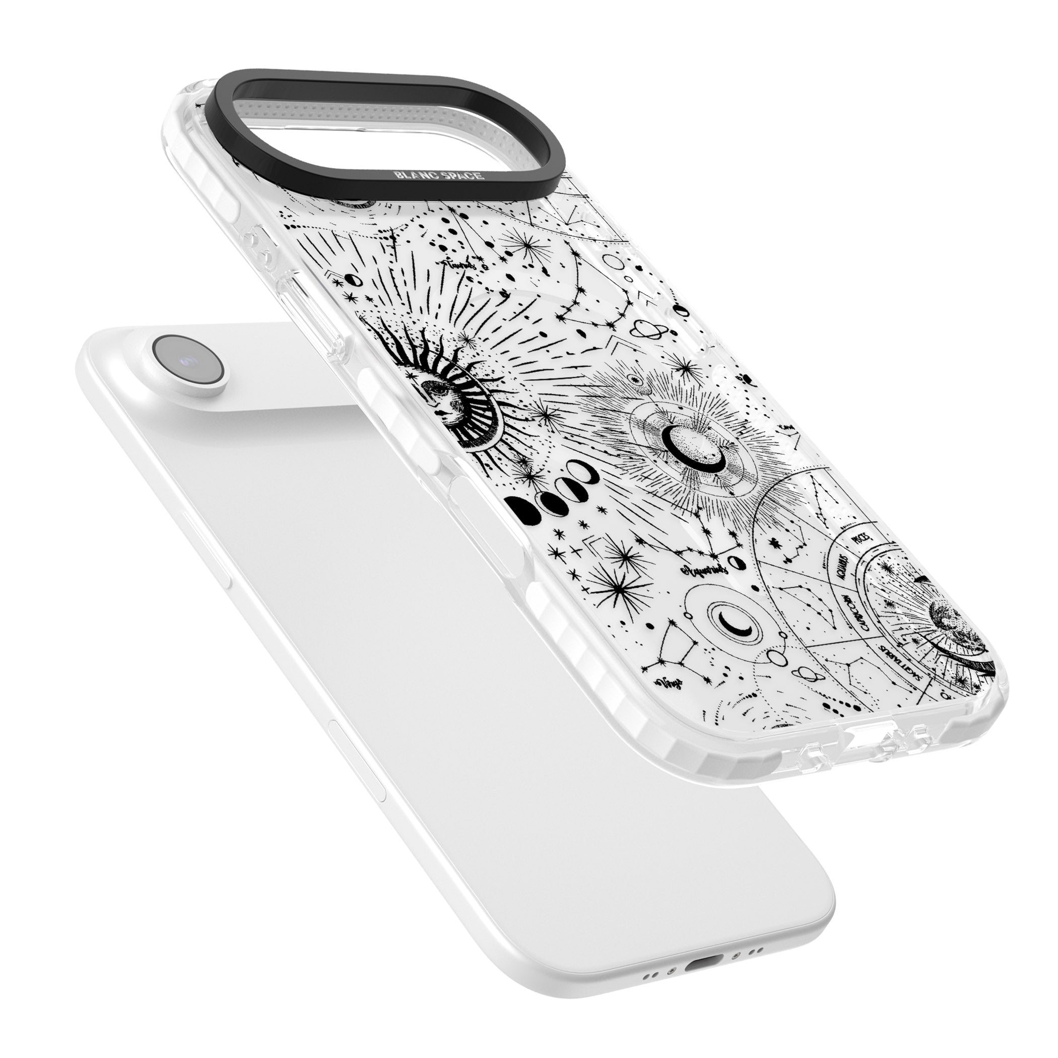 Celestial Chart iPhone 17 Air Impact Pro Clear Phone Case Colours