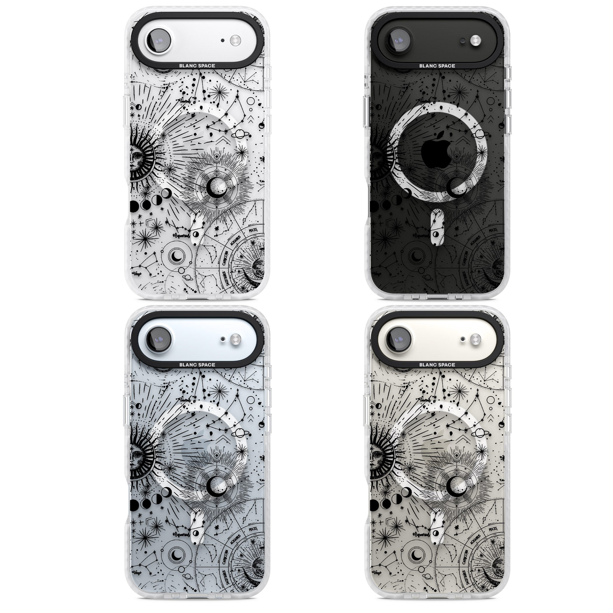 Celestial Chart iPhone 17 Air Impact Pro Clear Phone Case APT Impact Protection