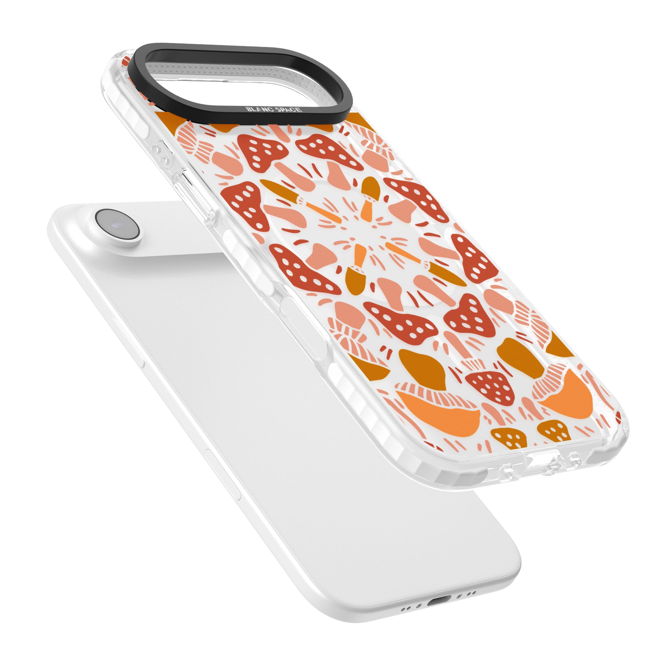Mushroom Medley iPhone 17 Air Impact Pro Clear Phone Case Colours