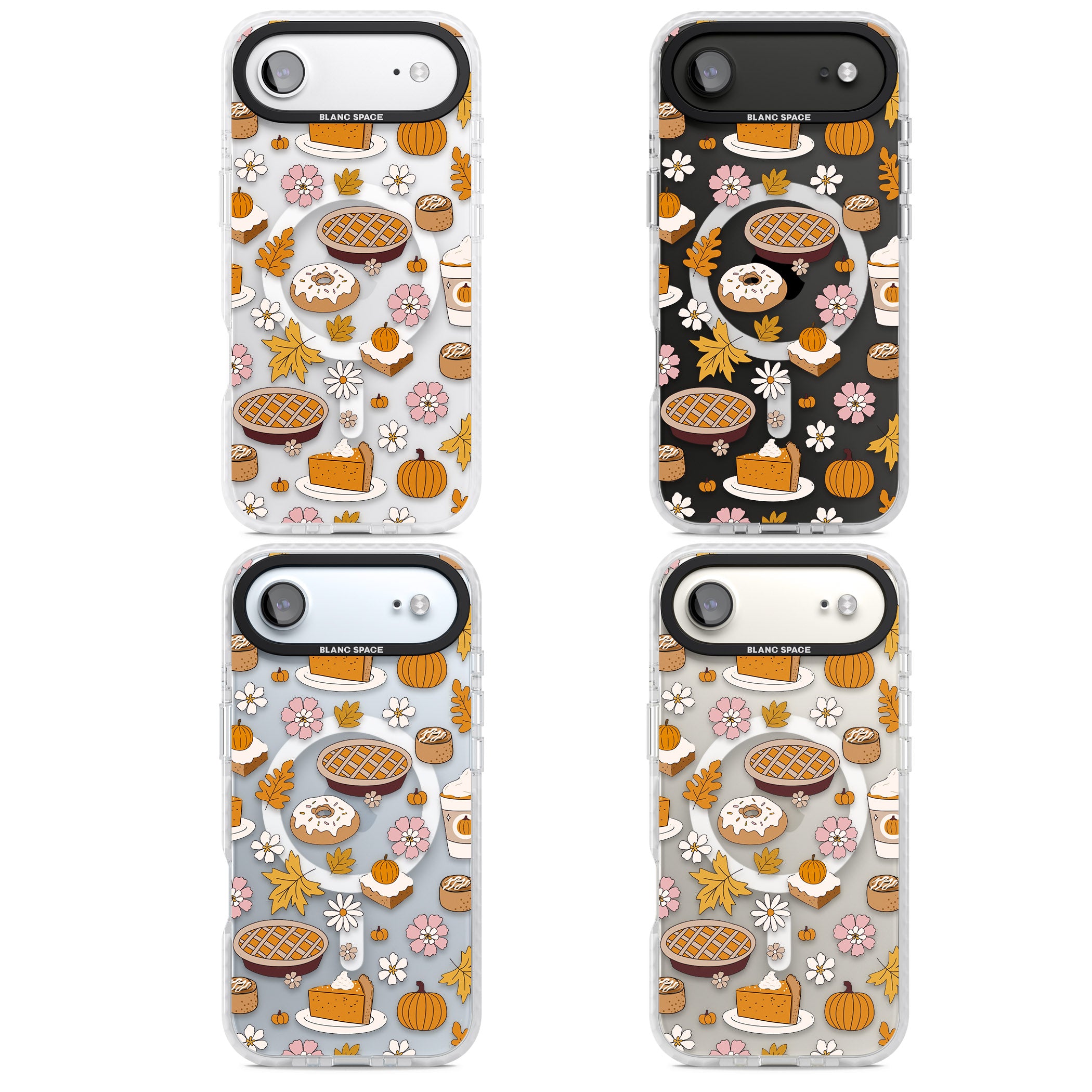Pumpkin Pie Autumn Treats iPhone 17 Air Impact Pro Clear Phone Case APT Impact Protection