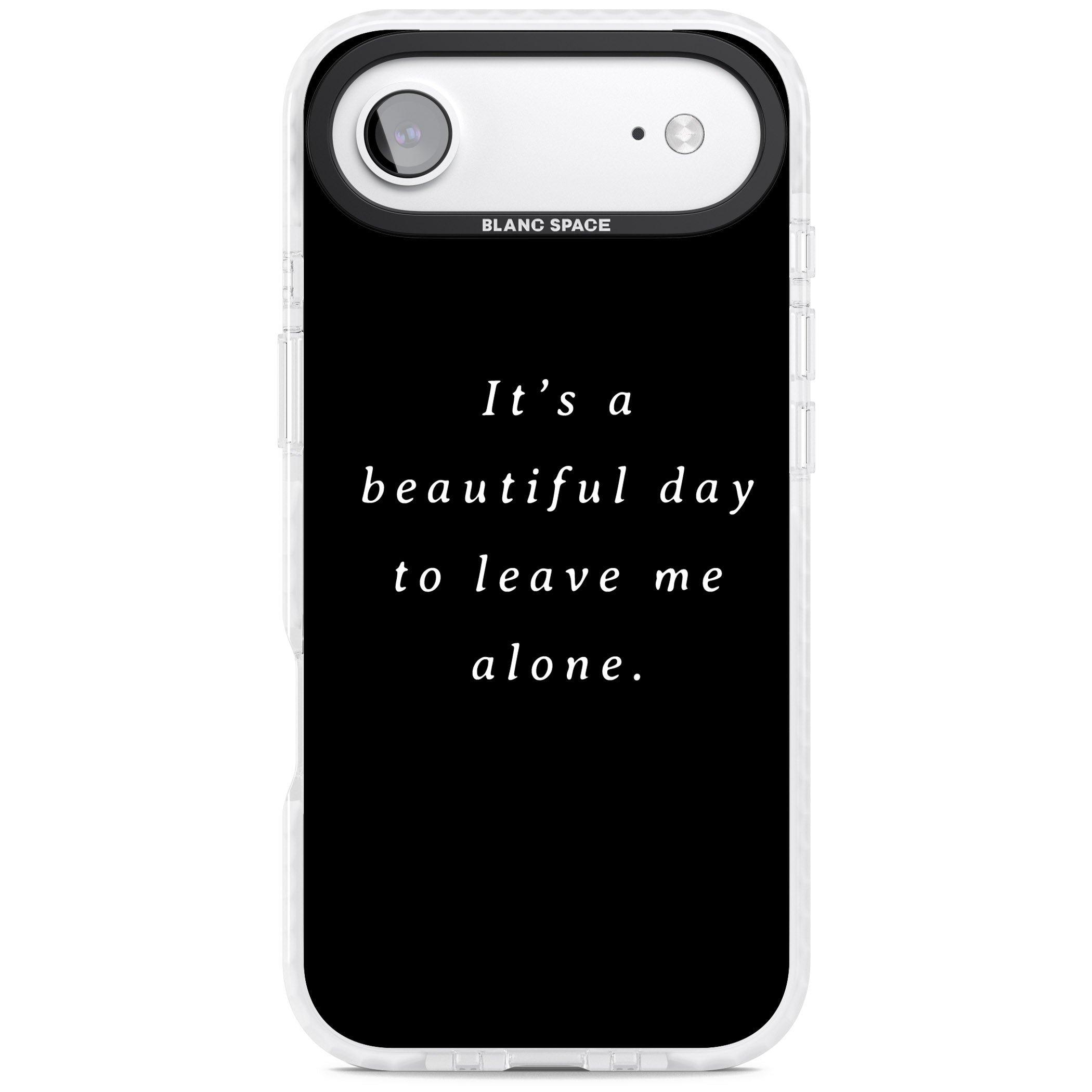 Beautiful Day Quote iPhone 17 Air Impact Pro Clear Phone Case