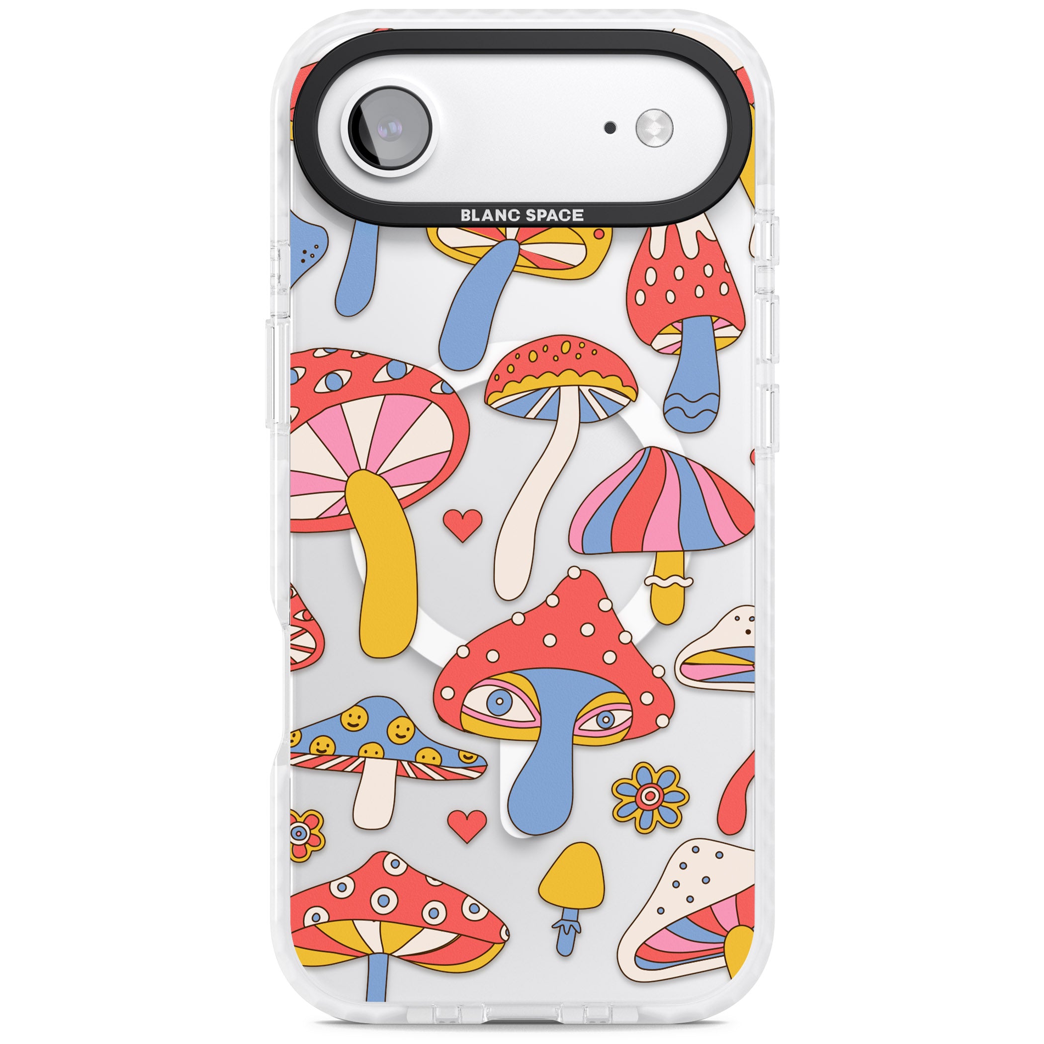 Vibrant Shrooms iPhone 17 Air Impact Pro Clear Phone Case